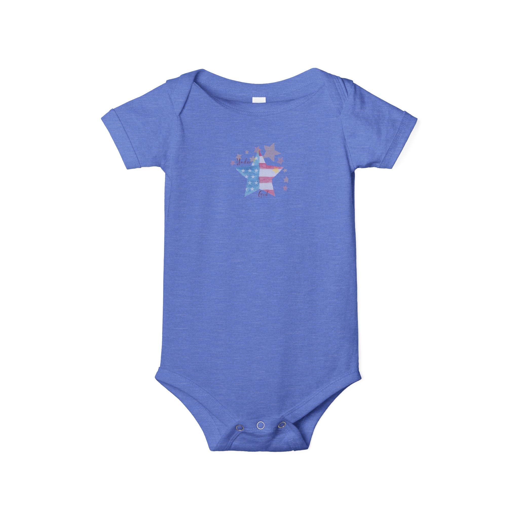 Under God | Watercolor Star Baby Onesie  Infant Unisex Jersey One Piece