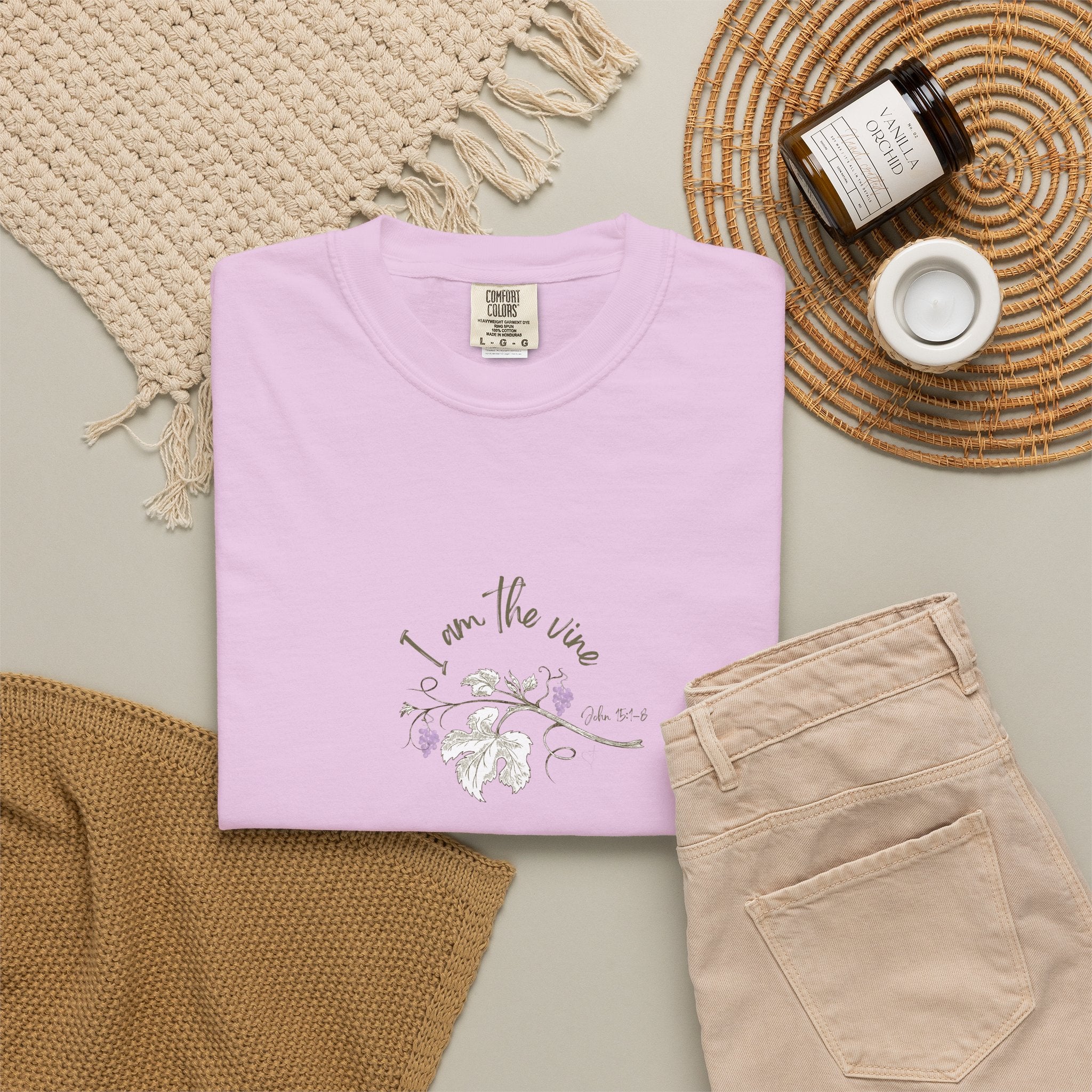 "I am the Vine":   Soft Relaxed Tee