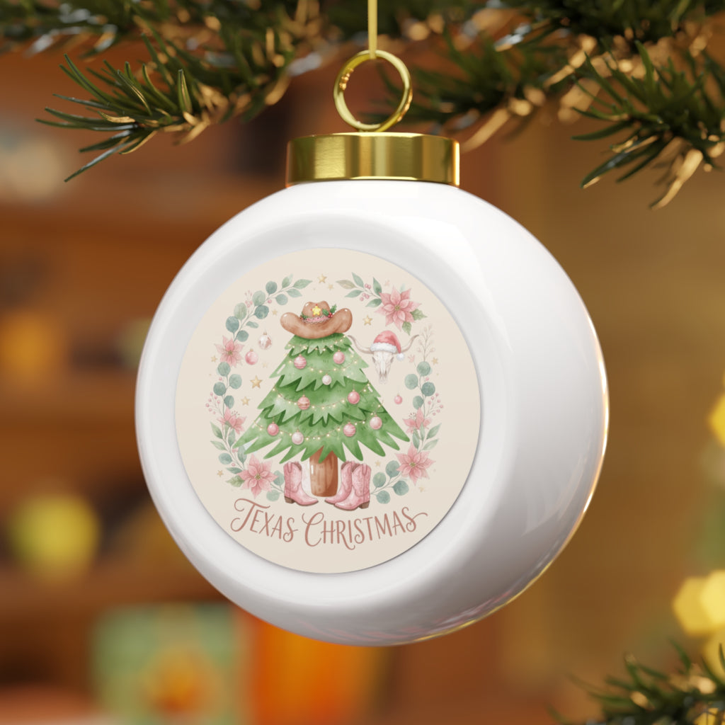 Texas Christmas Ball Ornament