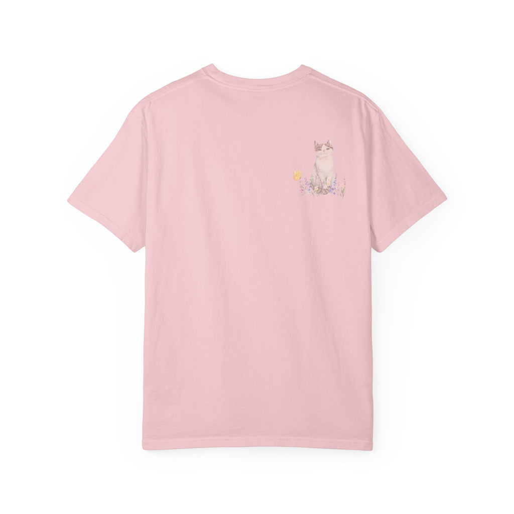 Adult Female Books, Kitties & Coffee Relaxed Tee;  A Blessed Life