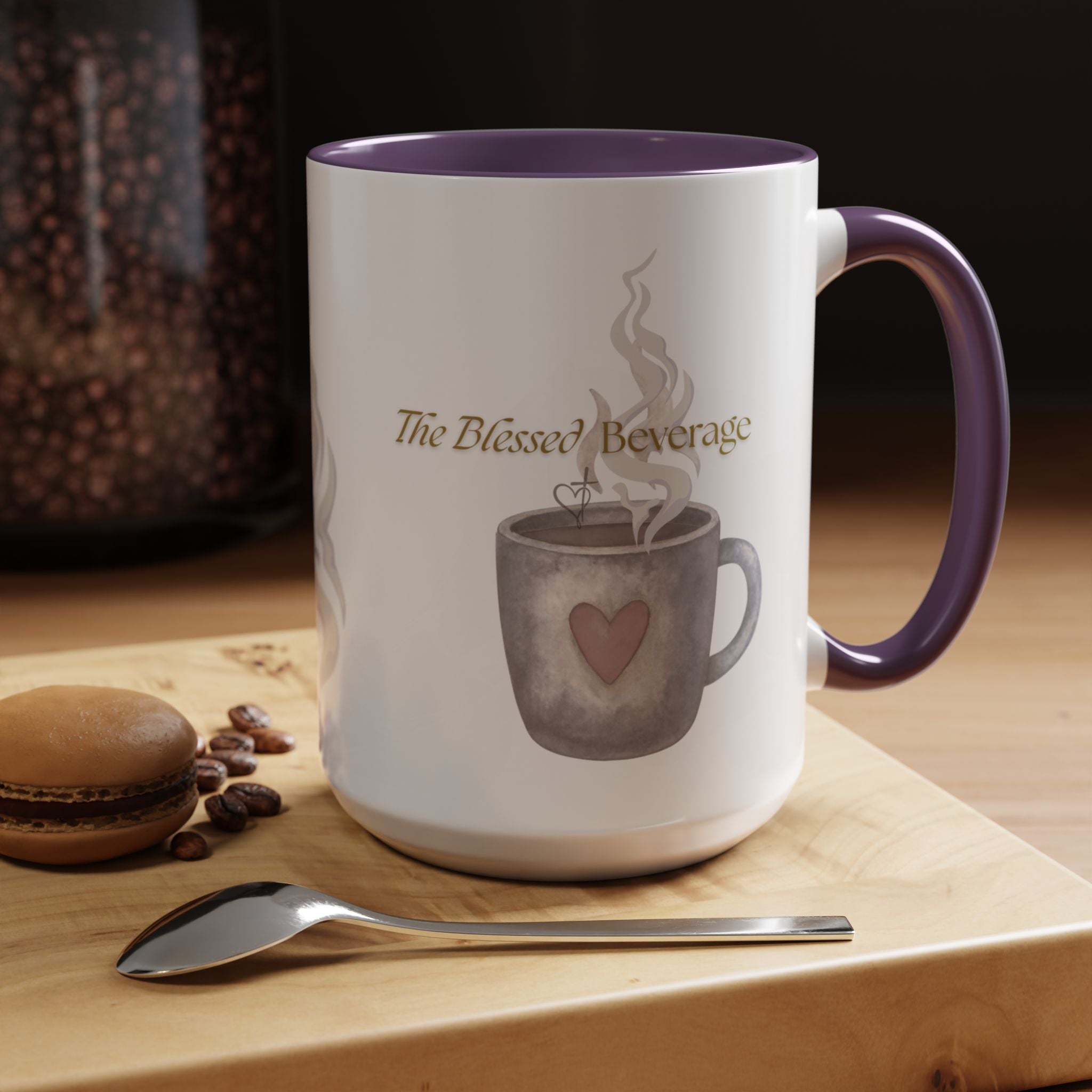 Blessed Beverage Ceramic Mug – Small Blessings for Your Morning (11, 15oz)