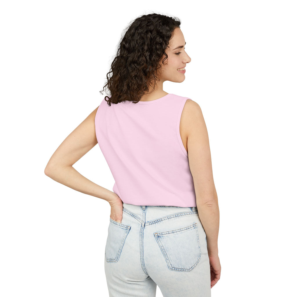 Soft Garment-Dyed Tank Top for Her:  Unity Heals