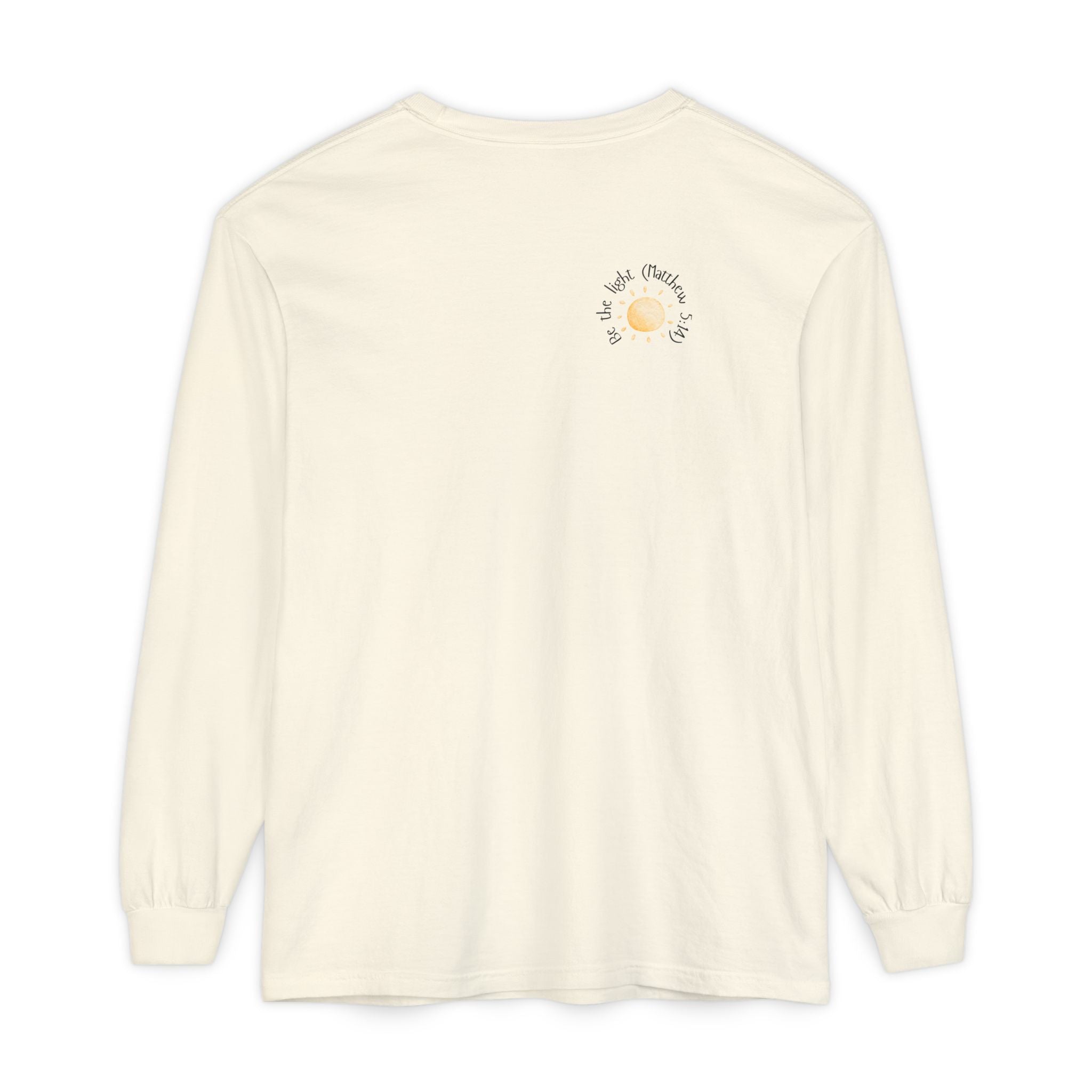 Be the Light:  Matthew 5:14 Women's Long Sleeve Soft Faith Tee
