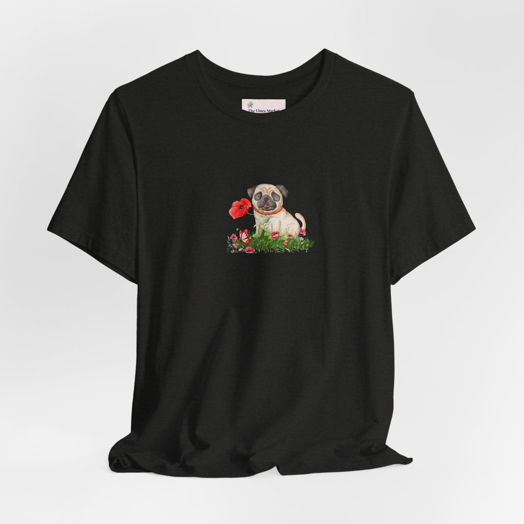 Best Dog Mom Ever Pug T-Shirt – Cute Dog Lover Gift Adult Female
