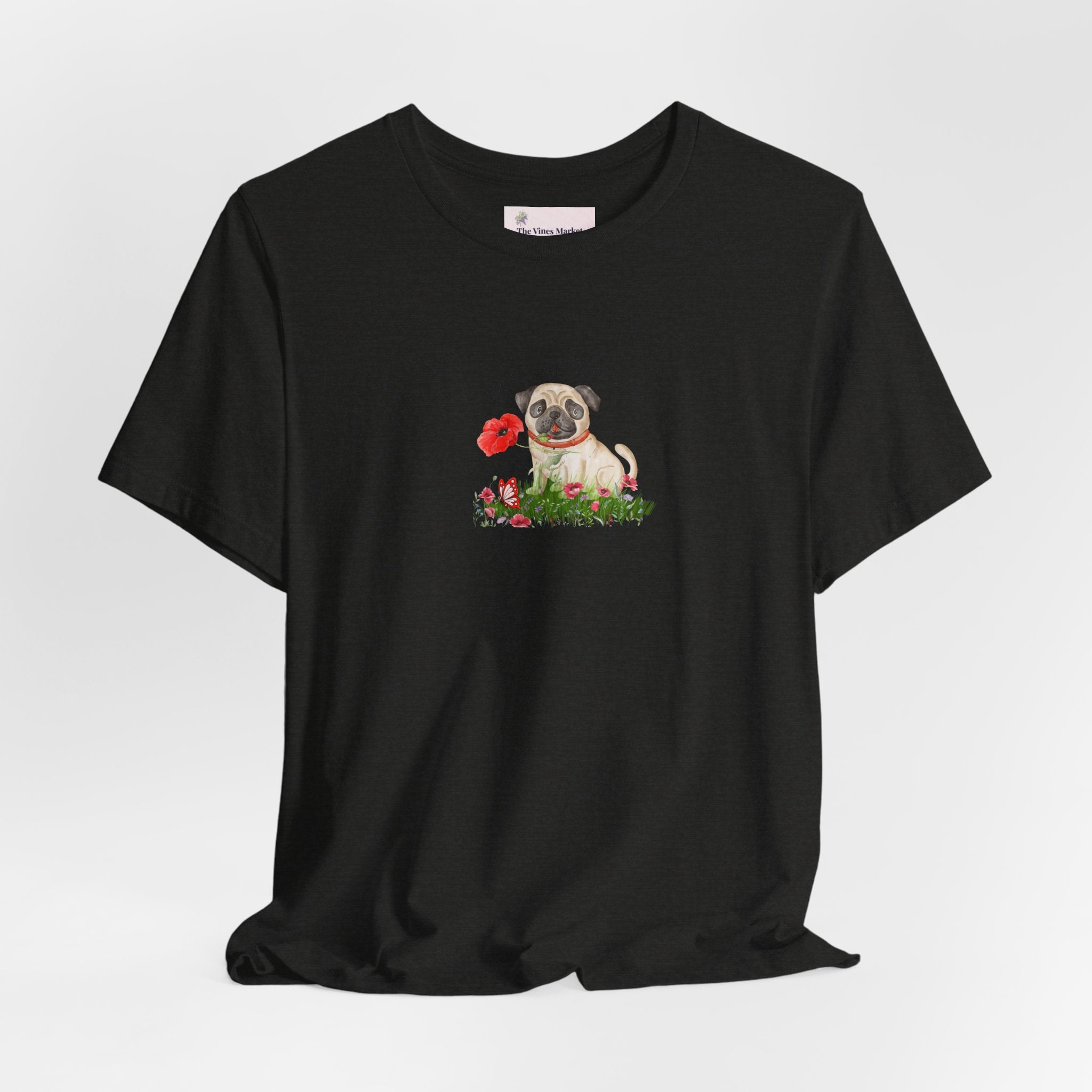 Best Dog Mom Ever Pug T-Shirt – Cute Dog Lover Gift Adult Female