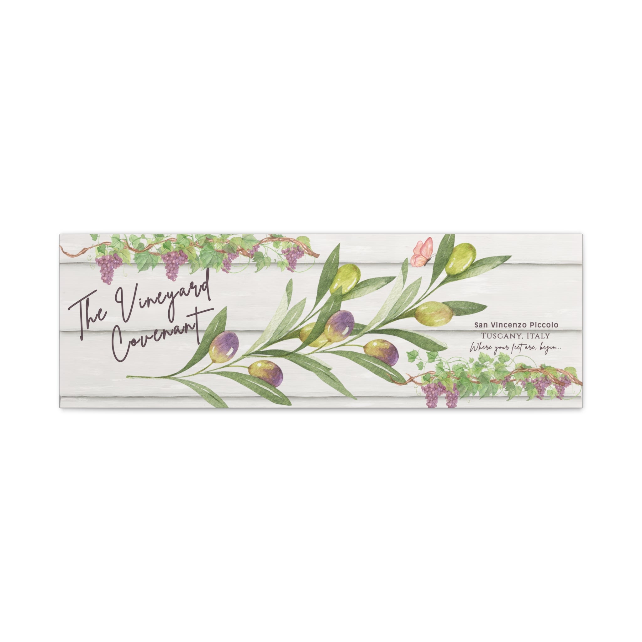 The Vineyard Covenant — Matte Canvas Wall Art | San Vincenzo Piccolo