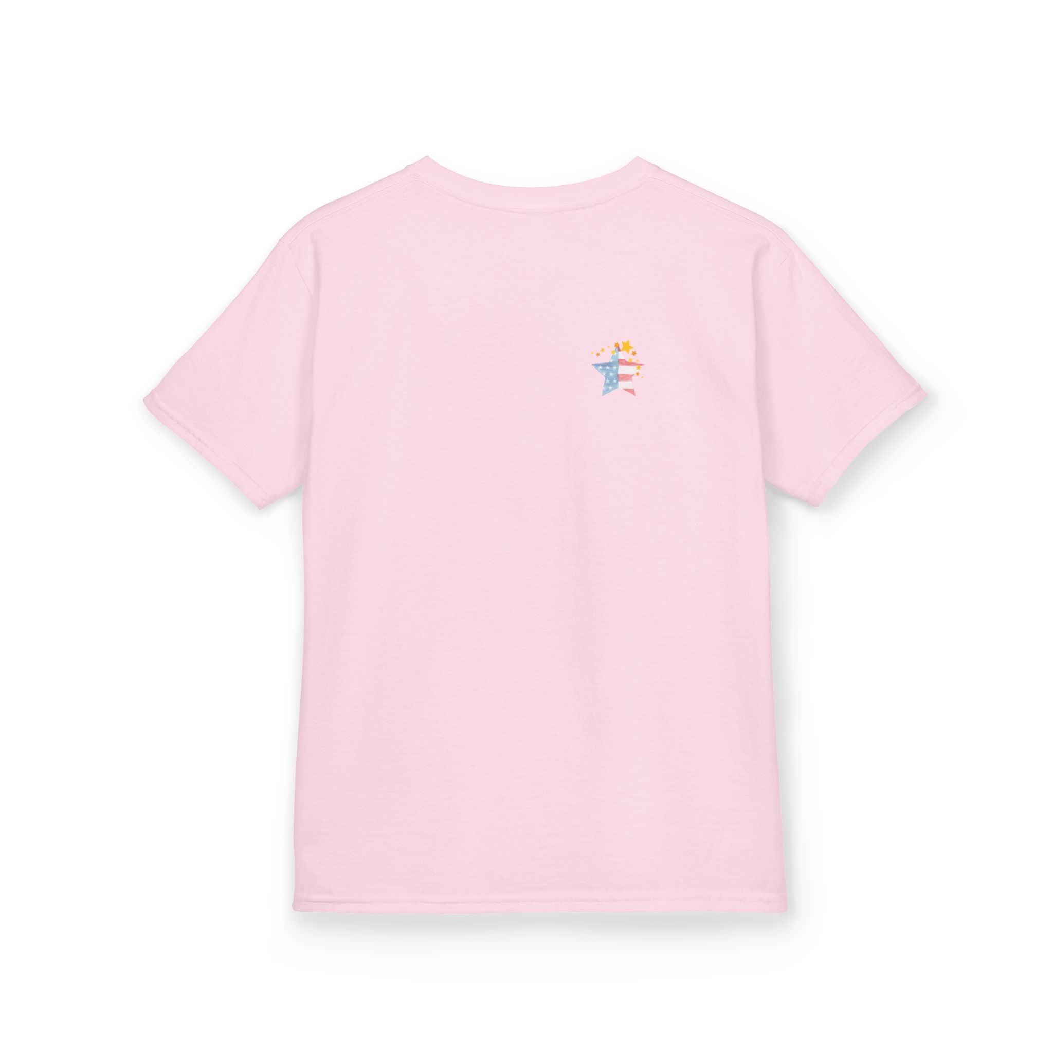 Under God | Watercolor Star Flag Kids T-Shirt Unisex Kids Heavy Cotton™ Tee
