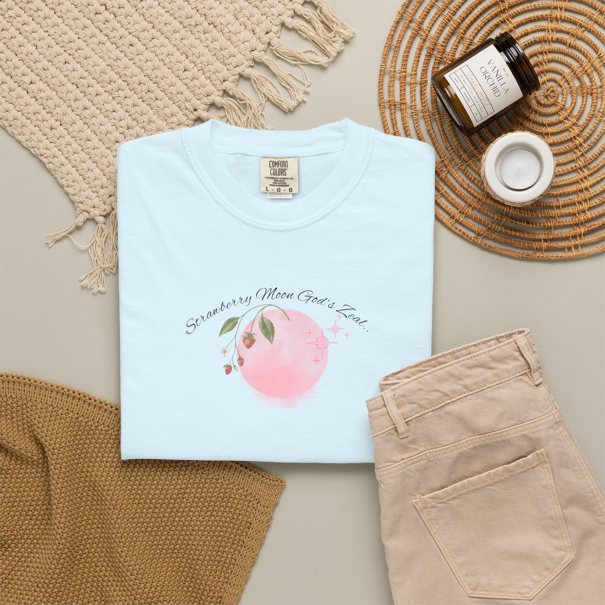 Strawberry Moon Devotional Tee