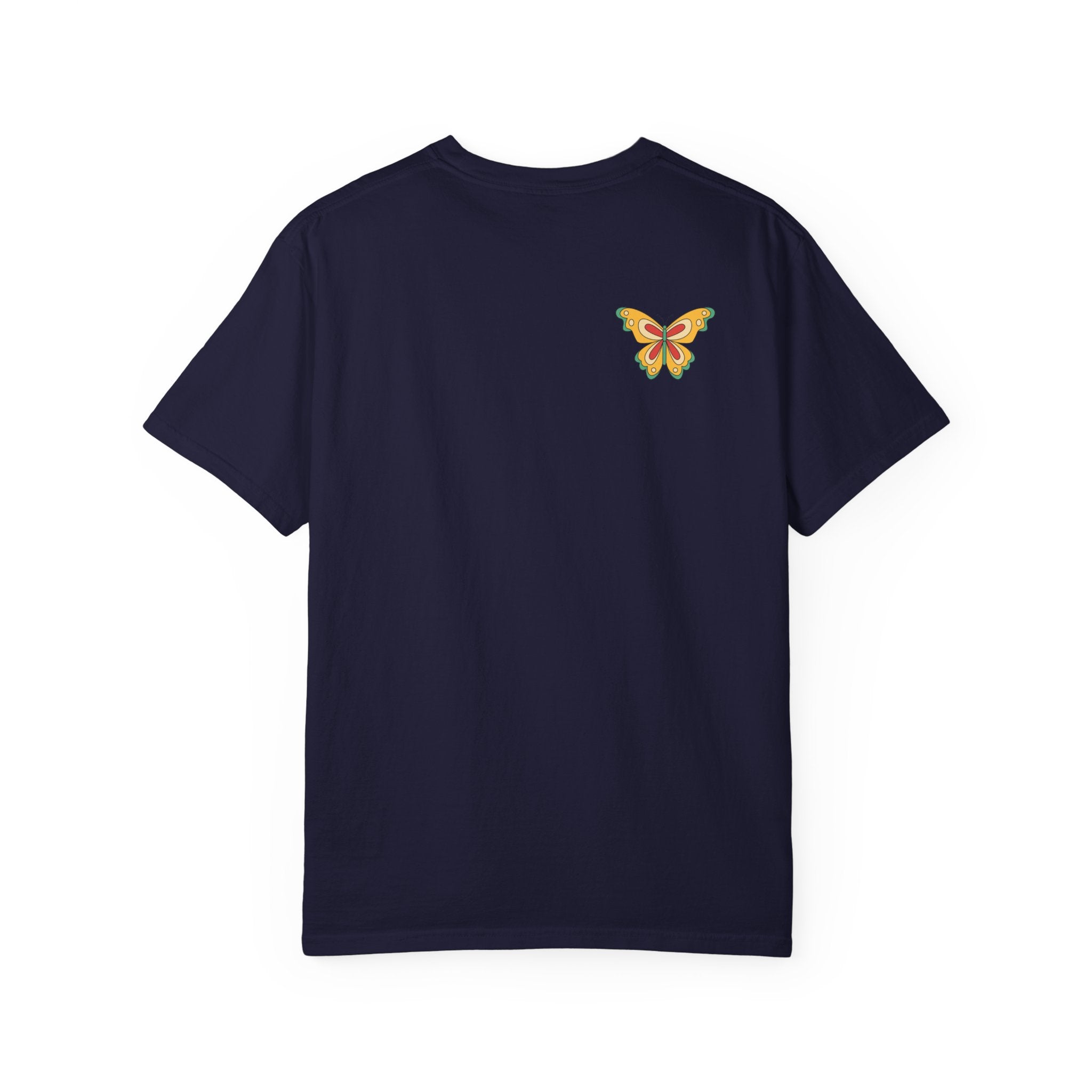 Peace Out T‑Shirt — Retro Floral Peace Sign Tee with ‘Peace Out…’ Text
