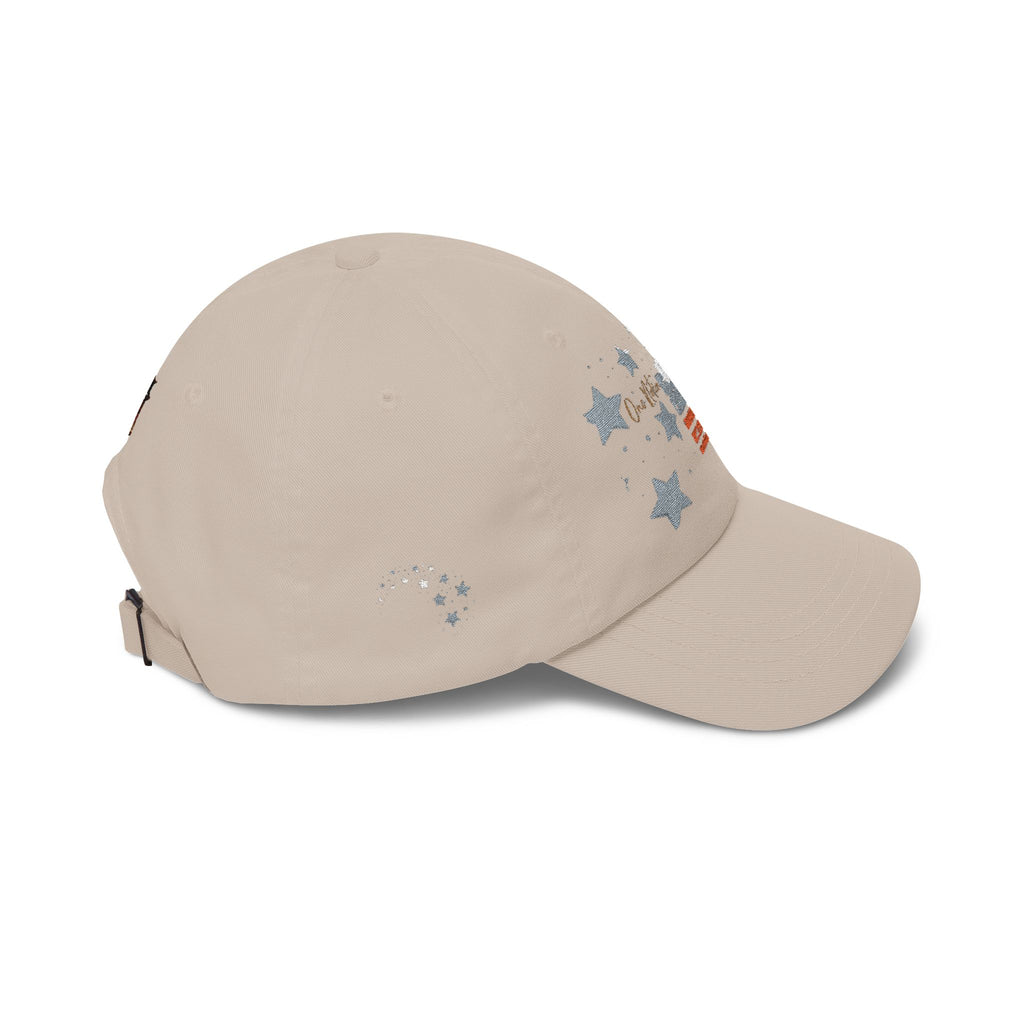 One Nation Under God | Embroidered Stars & Flag Dad Cap