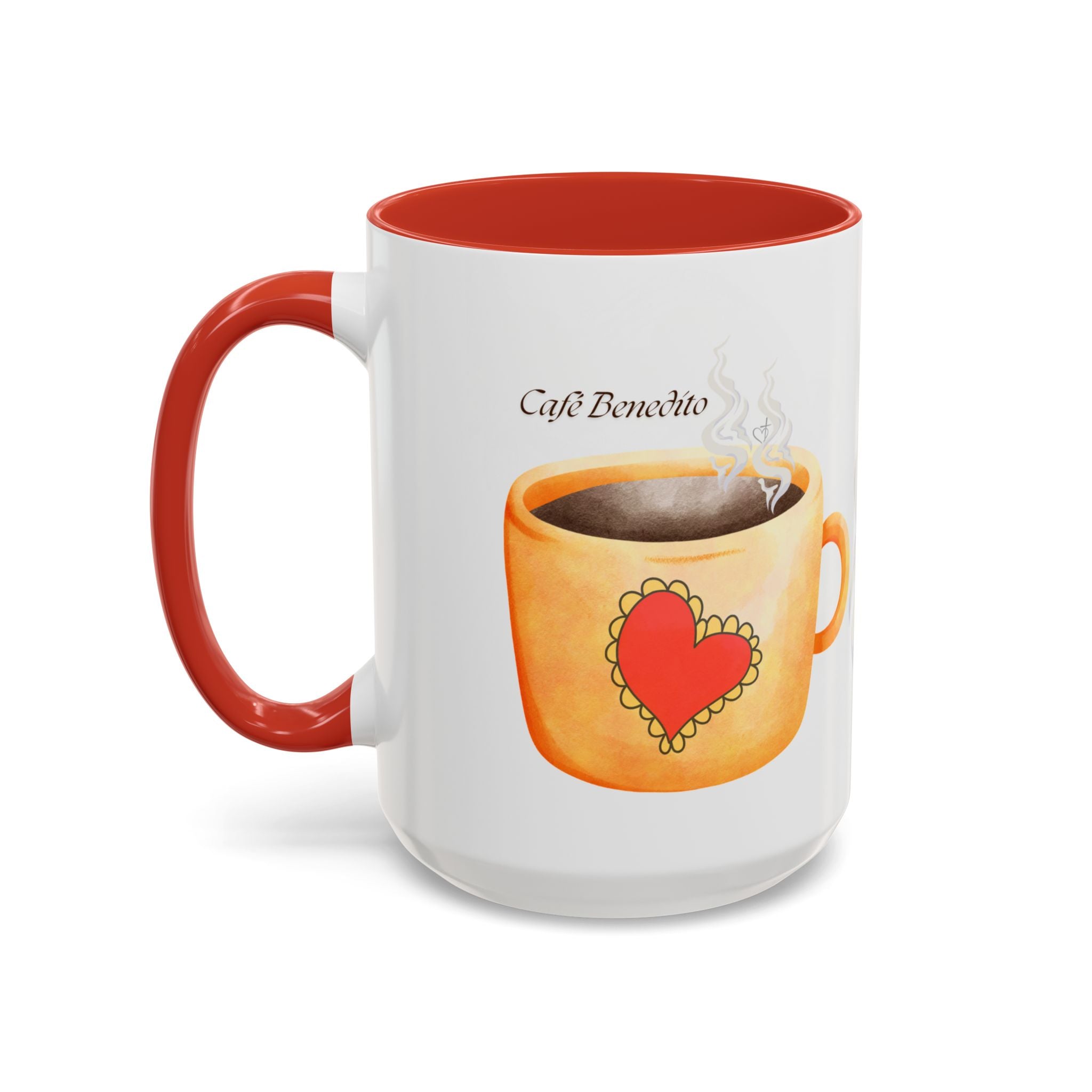 Café Bendito | Spanish Blessed Sunshine Coffee Mug –Morning Grace in Every Sip (11, 15oz)