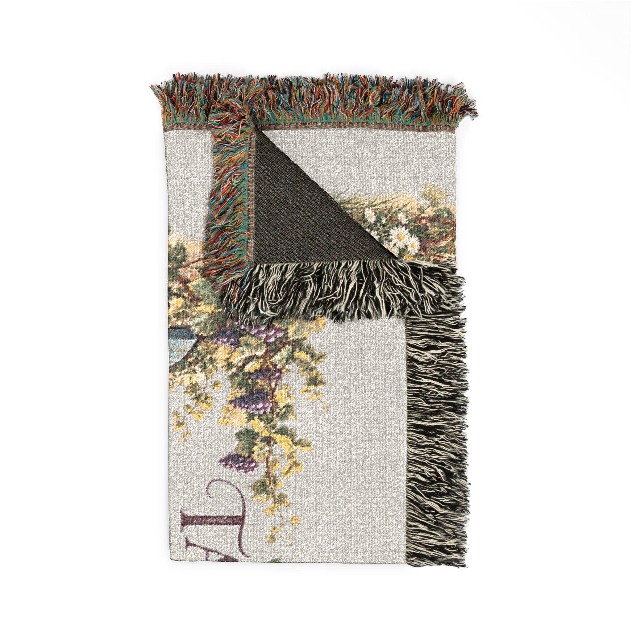 The Vineyard Covenant: Sarah’s Song — Woven Throw Blanket