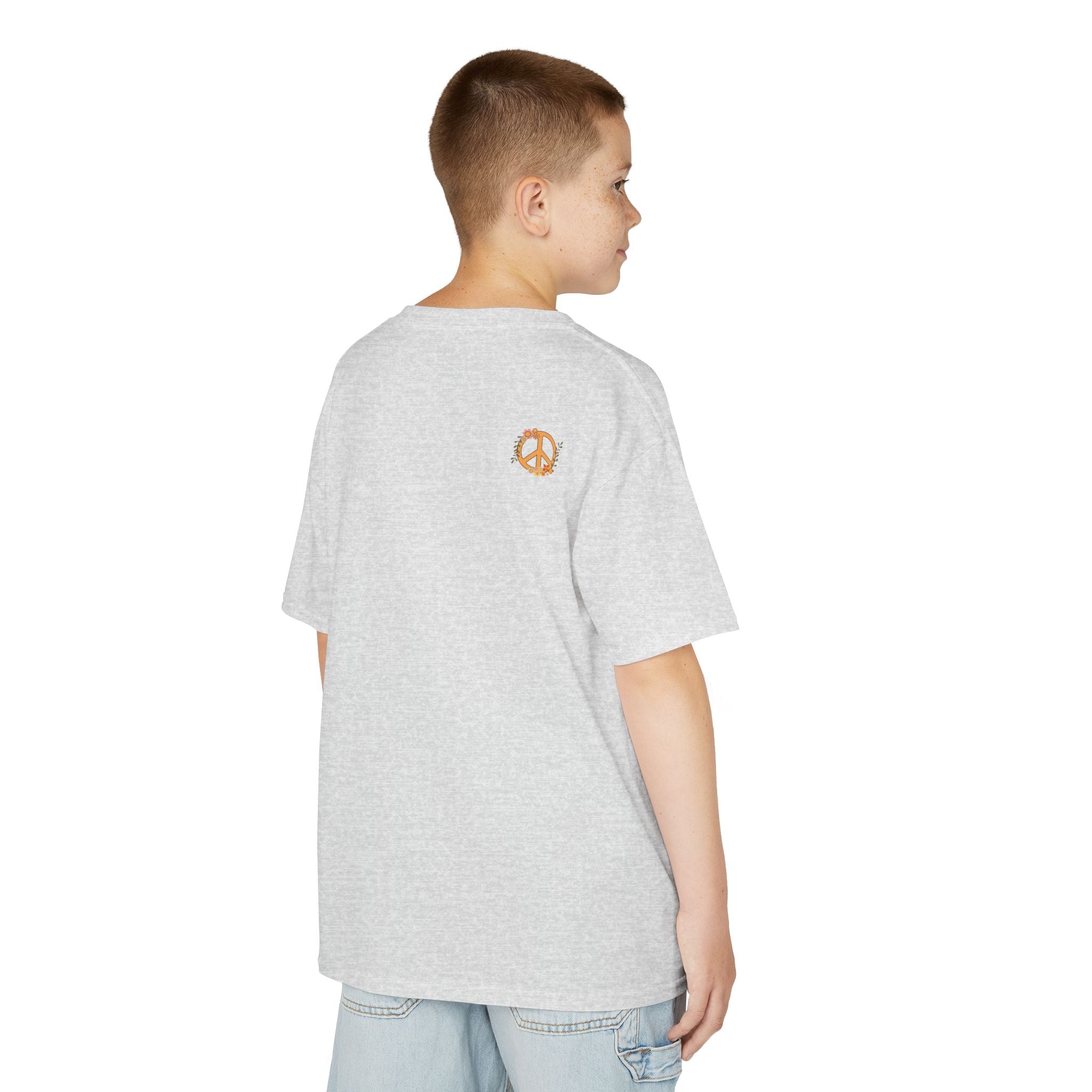 Kids Unisex Tee:  Peace and Love