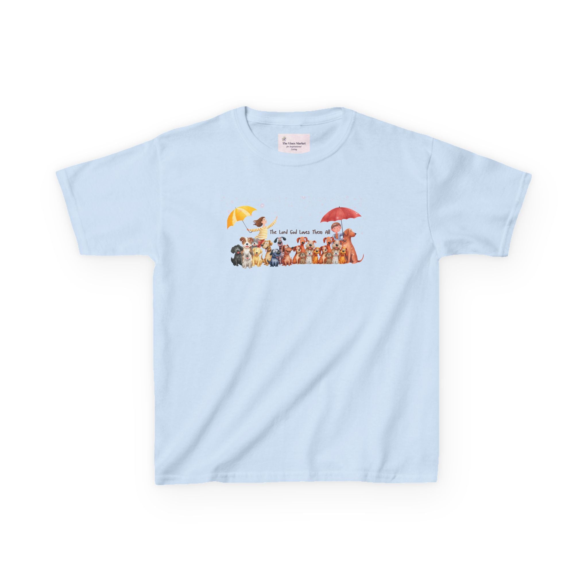 The Lord God Made Them All Kids' RelaxedTee – Unisex Pups & Joy Cotton™ Tee