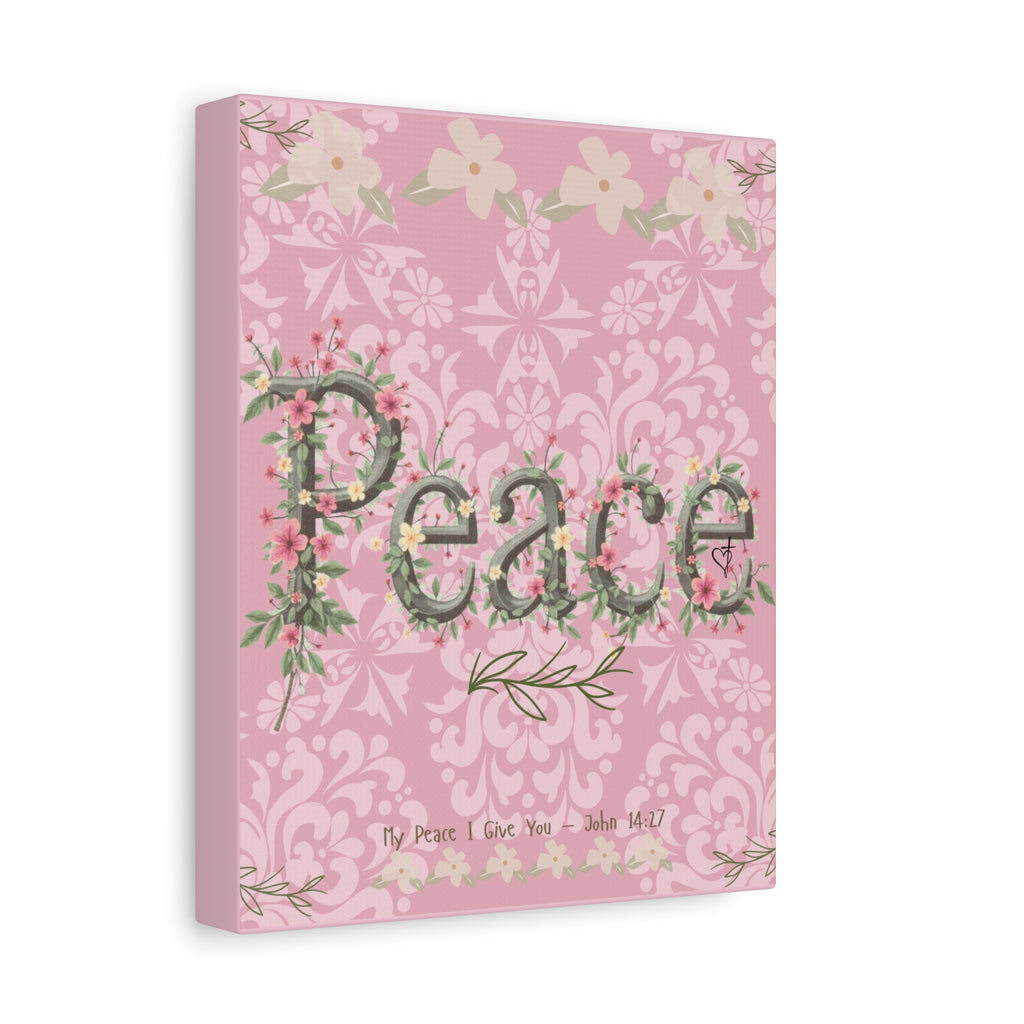 Canvas Art "Peace" Damask
