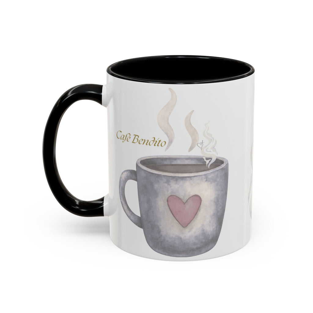 Café Bendito | Spanish Blessed Coffee Mug –Morning Grace in Every Sip (11, 15oz)