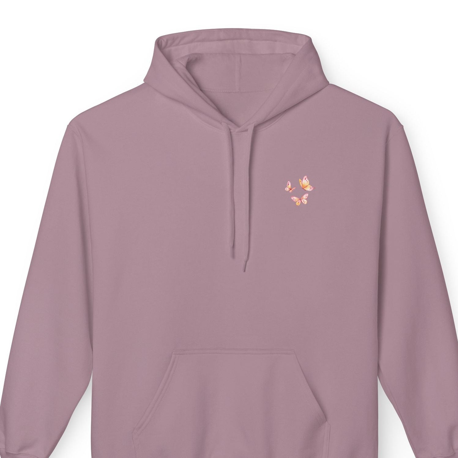 Adult Female Lightweight Soft Fleece Style Hoodie With Pockets:  "I am With You"  (Isaiah 41:10)
