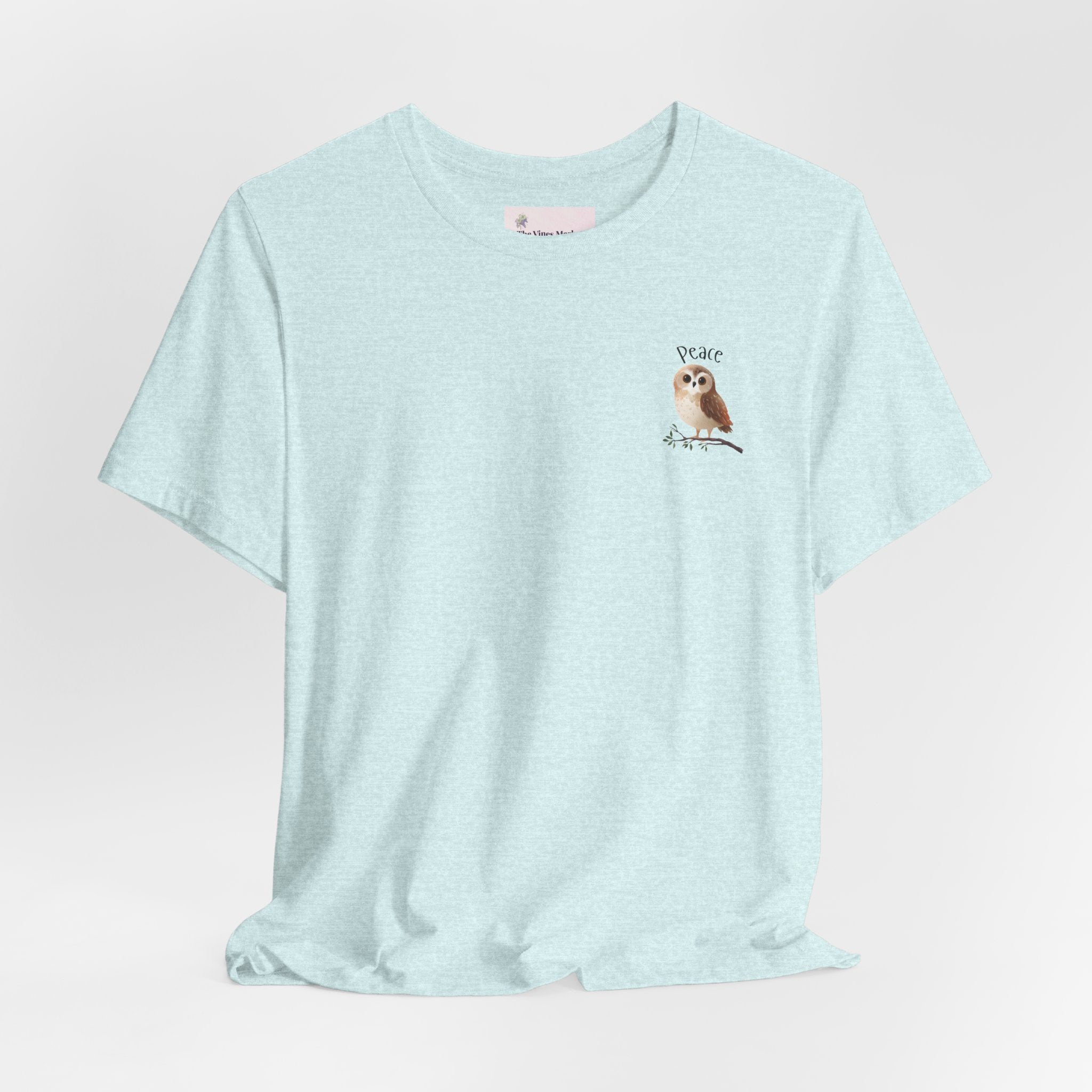 Peace and Love Comfort Tee "Every Little Thing Is Gonna Be Alright' 70's Retro -- For Her