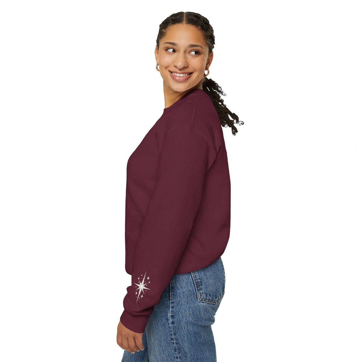 Follow Your Star | Women's Christmas Crewneck Sweatshirt