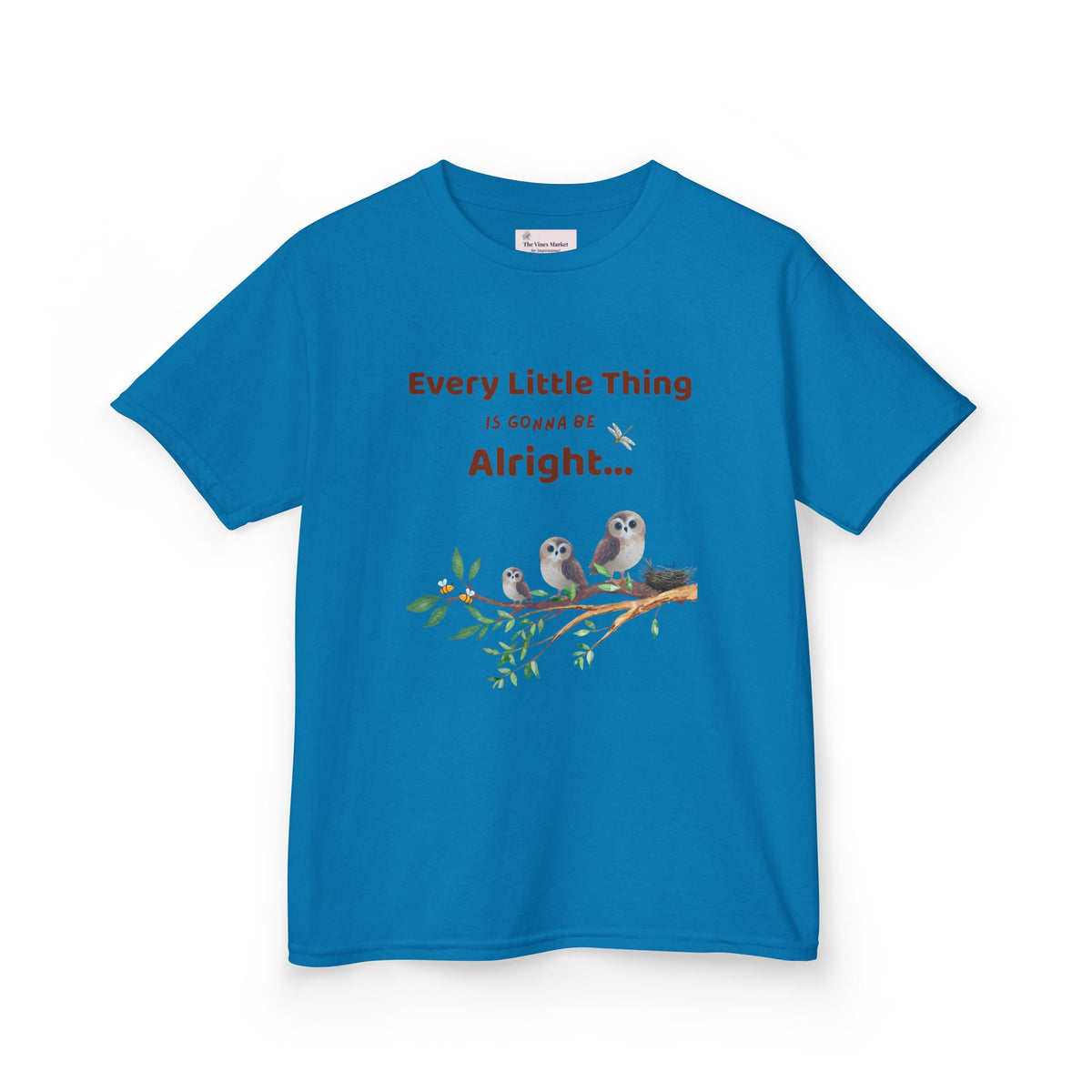 Peace and Love Kids Unisex Tee Shirt:  Every Little Thing is Gonna Be Alright