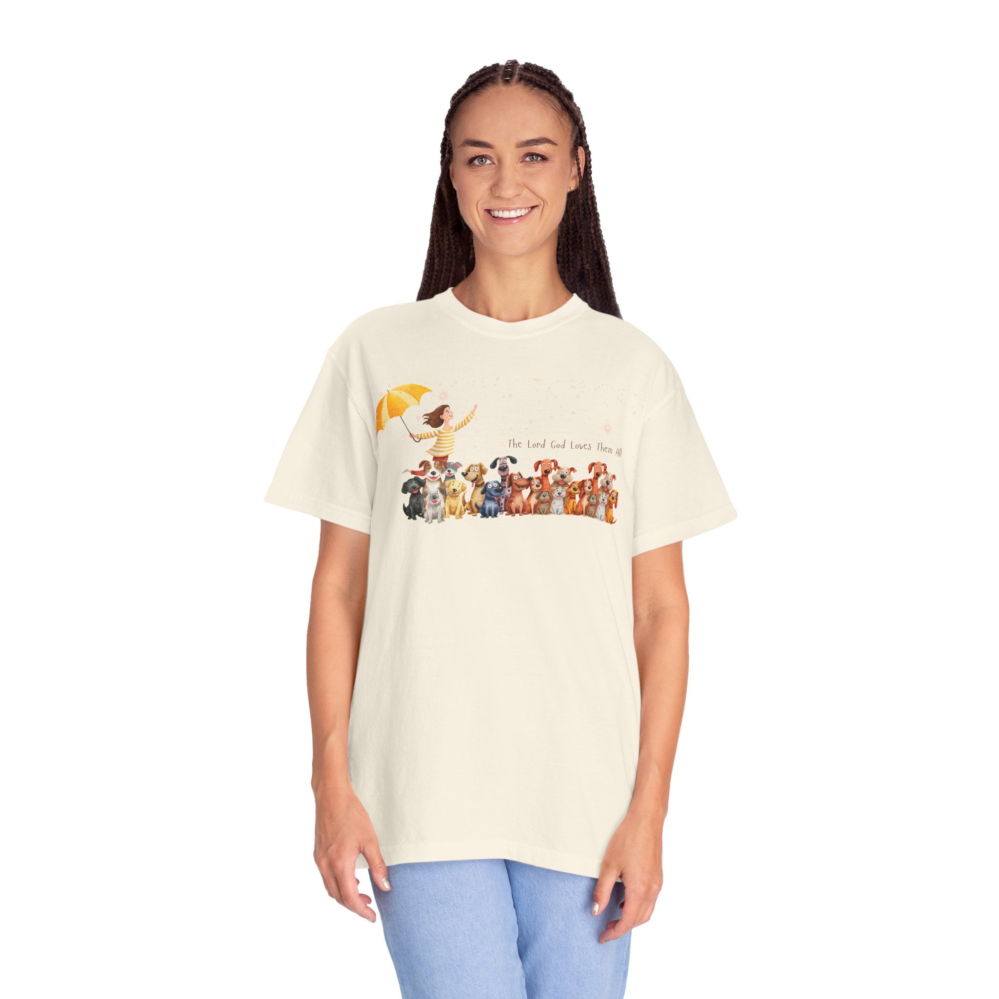 The Lord God Made Them All | Women's Dog Lover Relaxed Tee