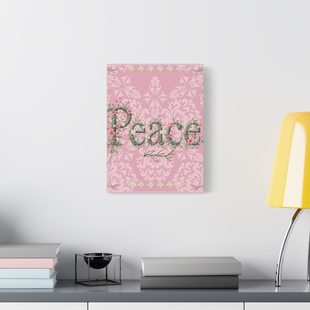 Canvas Art "Peace" Damask