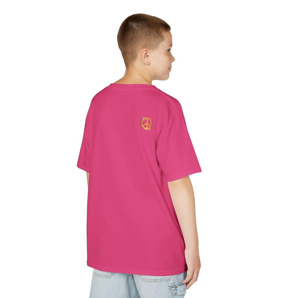 Kids Unisex Tee:  Peace and Love