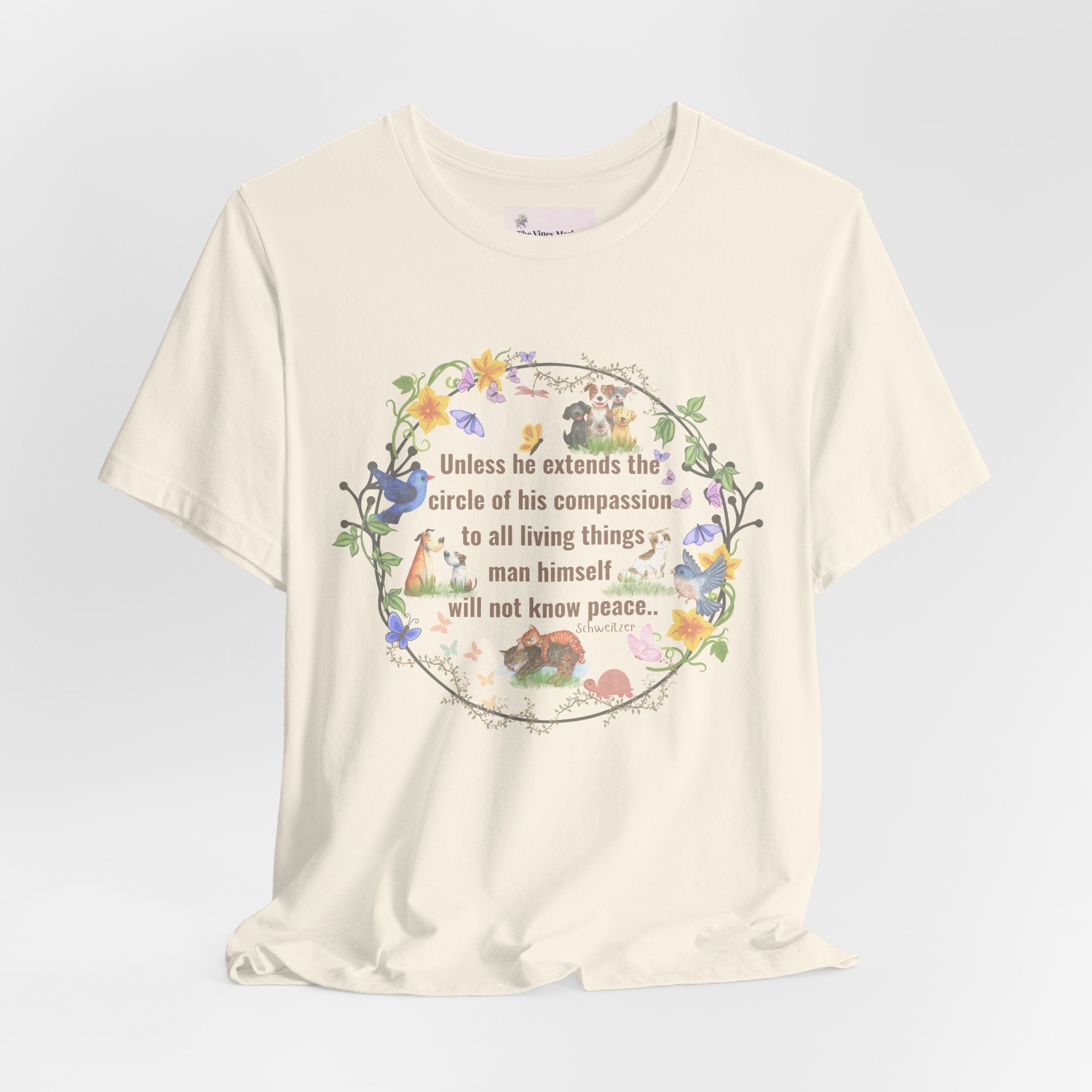 Circle of Compassion - Schweitzer Unisex Relaxed Comfort Tee
