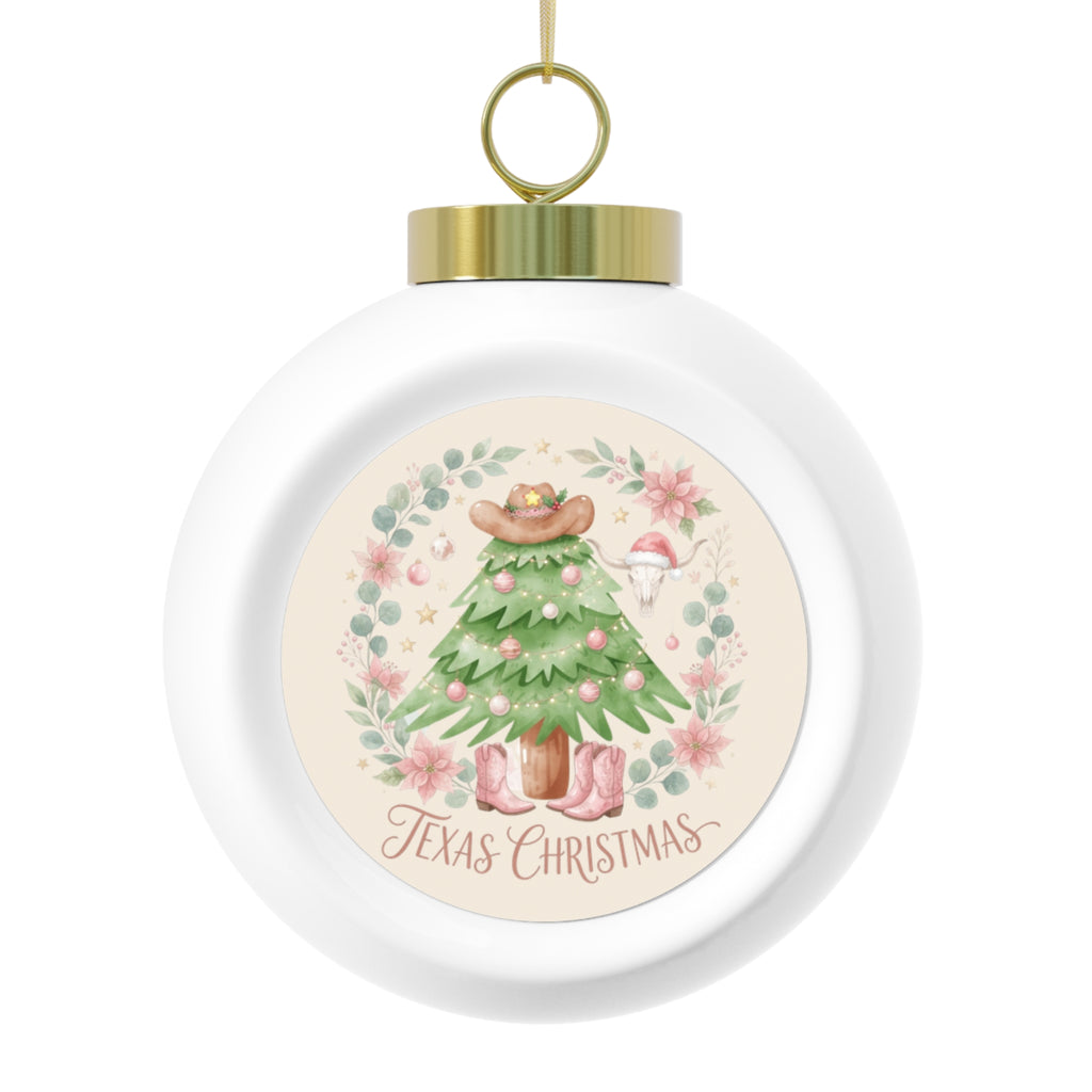 Texas Christmas Ball Ornament