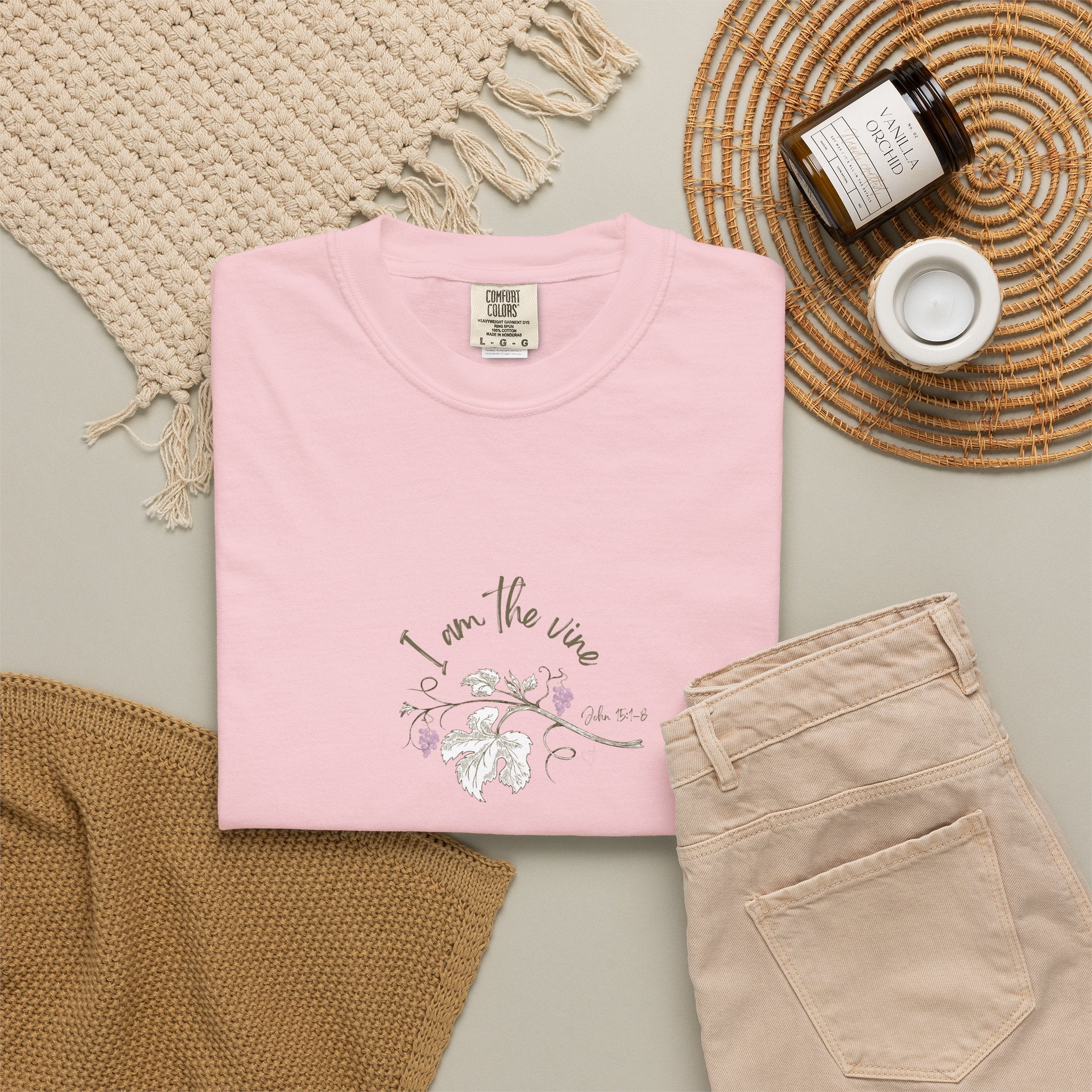 "I am the Vine":   Soft Relaxed Tee
