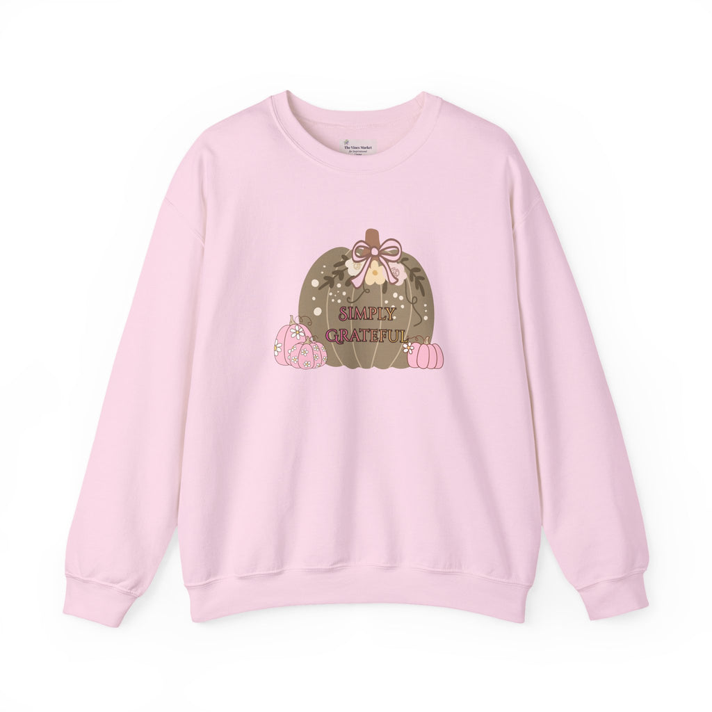 Simply Grateful:  Women's Thanksgiving™ Crewneck Sweatshirt