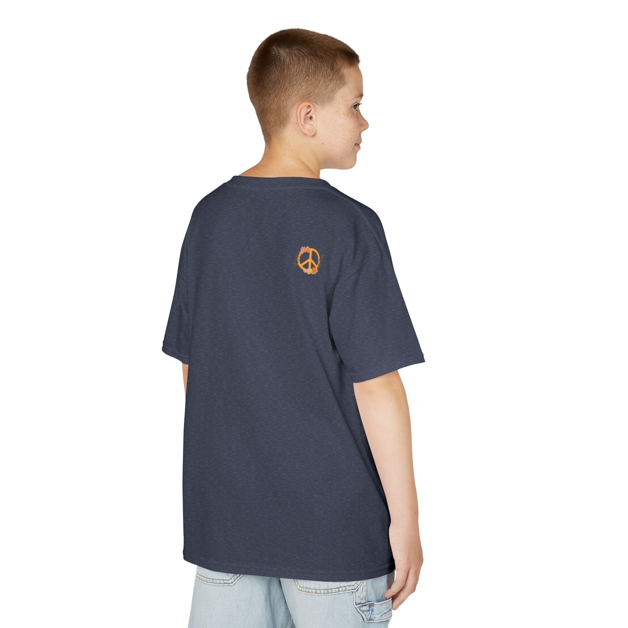 Kids Unisex Tee:  Peace and Love