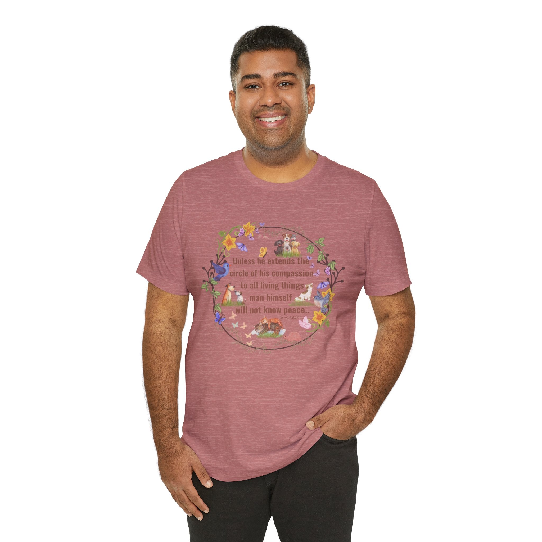 Circle of Compassion - Schweitzer Unisex Relaxed Comfort Tee