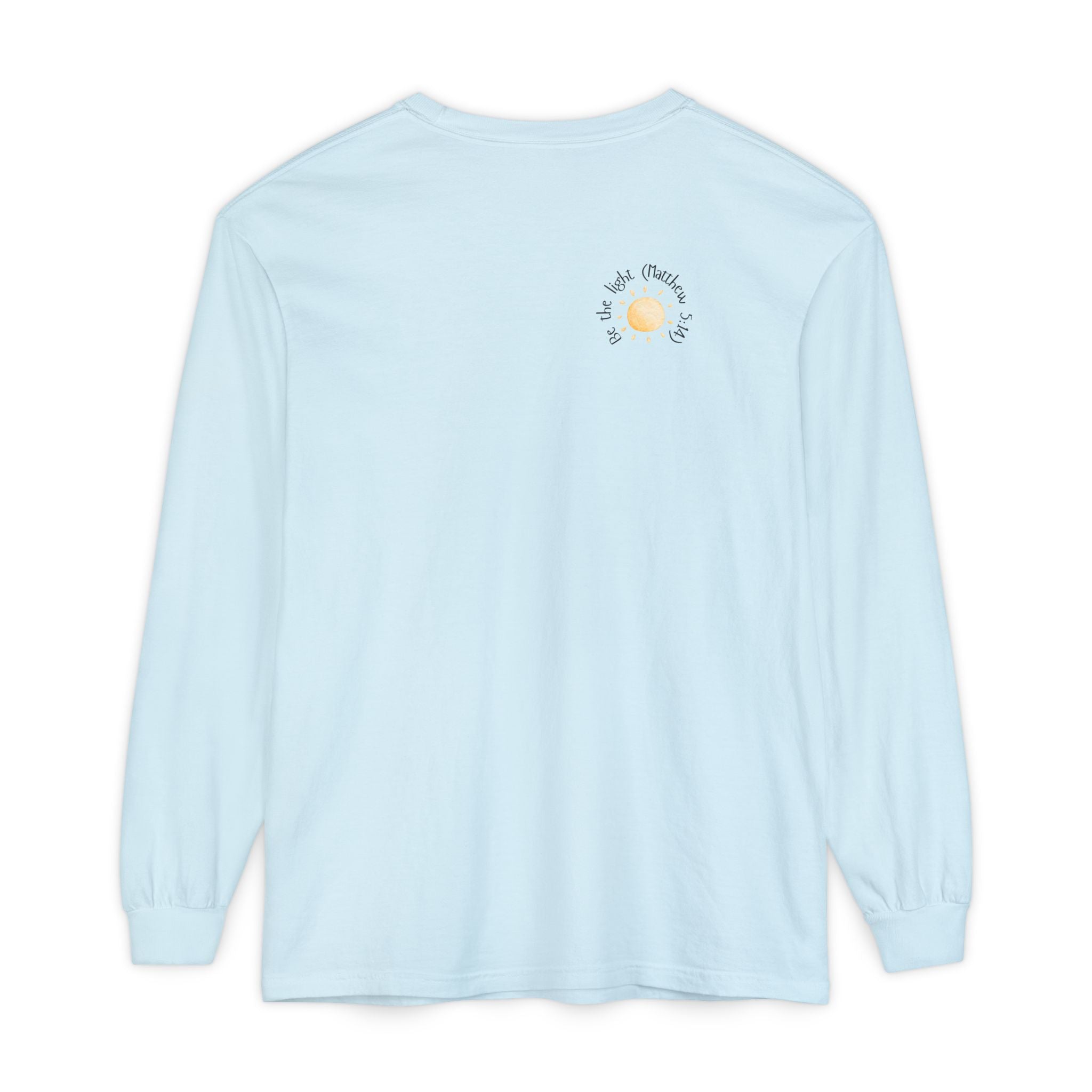 Be the Light:  Matthew 5:14 Women's Long Sleeve Soft Faith Tee