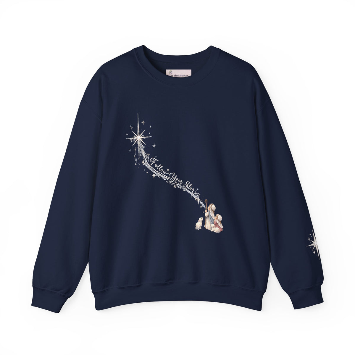 Follow Your Star | Women's Christmas Crewneck Sweatshirt