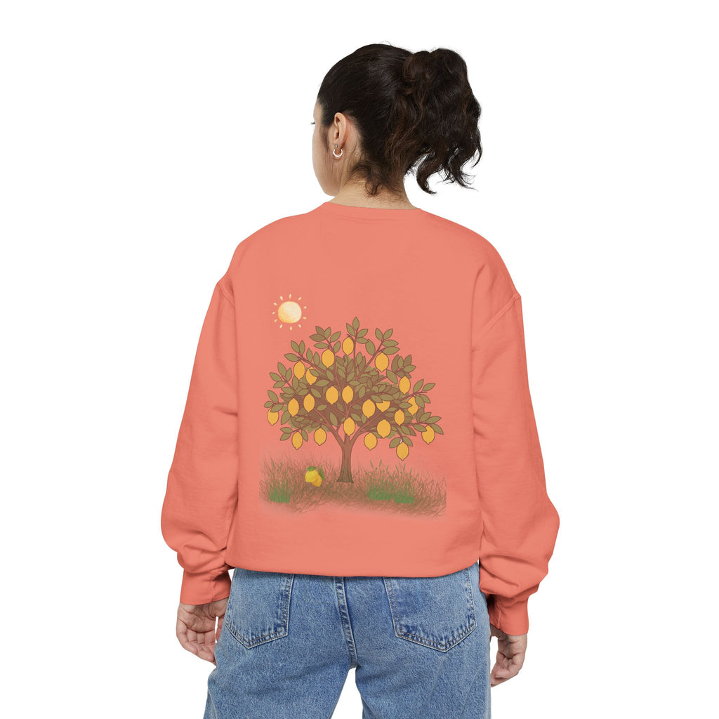 Nourish My Soul | Lemon Tree Comfort Colors Crewneck Sweatshirt – Faith & Soul Care Adult Female