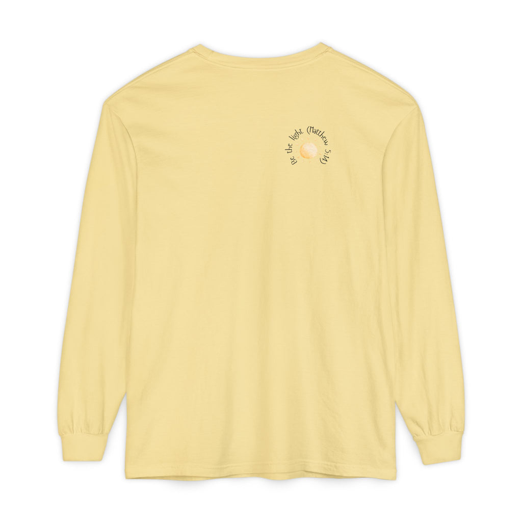 Be the Light:  Matthew 5:14 Women's Long Sleeve Soft Faith Tee