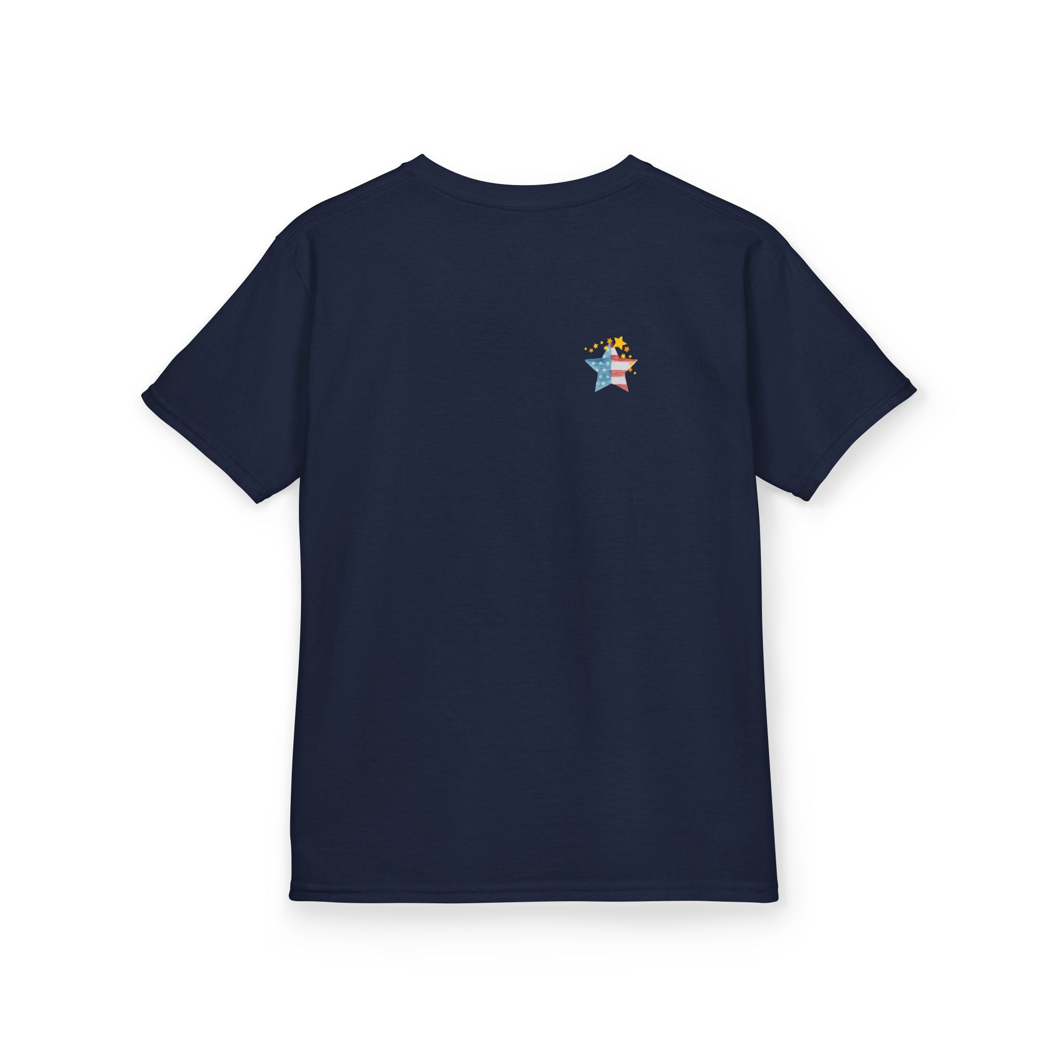 Under God | Watercolor Star Flag Kids T-Shirt Unisex Kids Heavy Cotton™ Tee