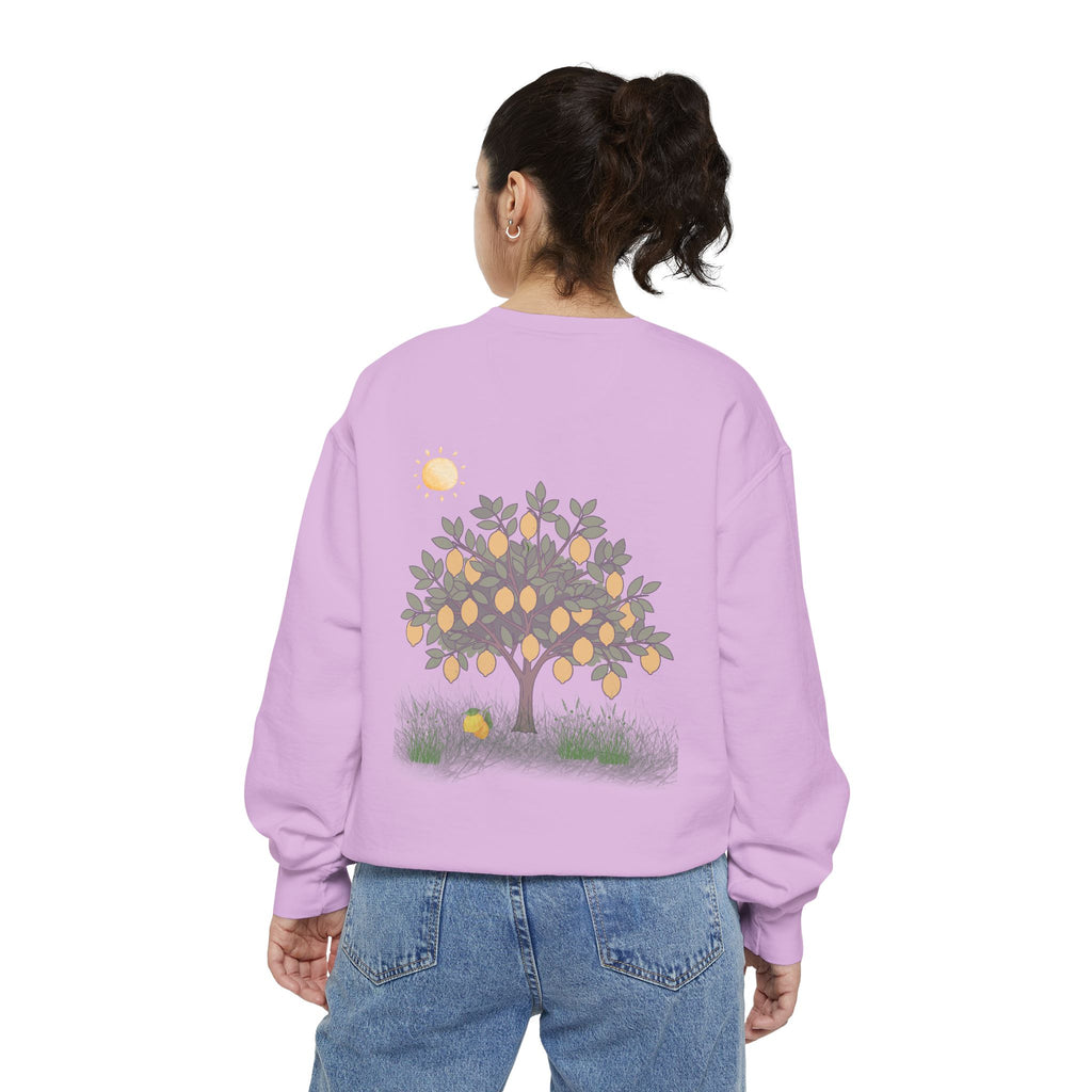 Nourish My Soul | Lemon Tree Comfort Colors Crewneck Sweatshirt – Faith & Soul Care Adult Female