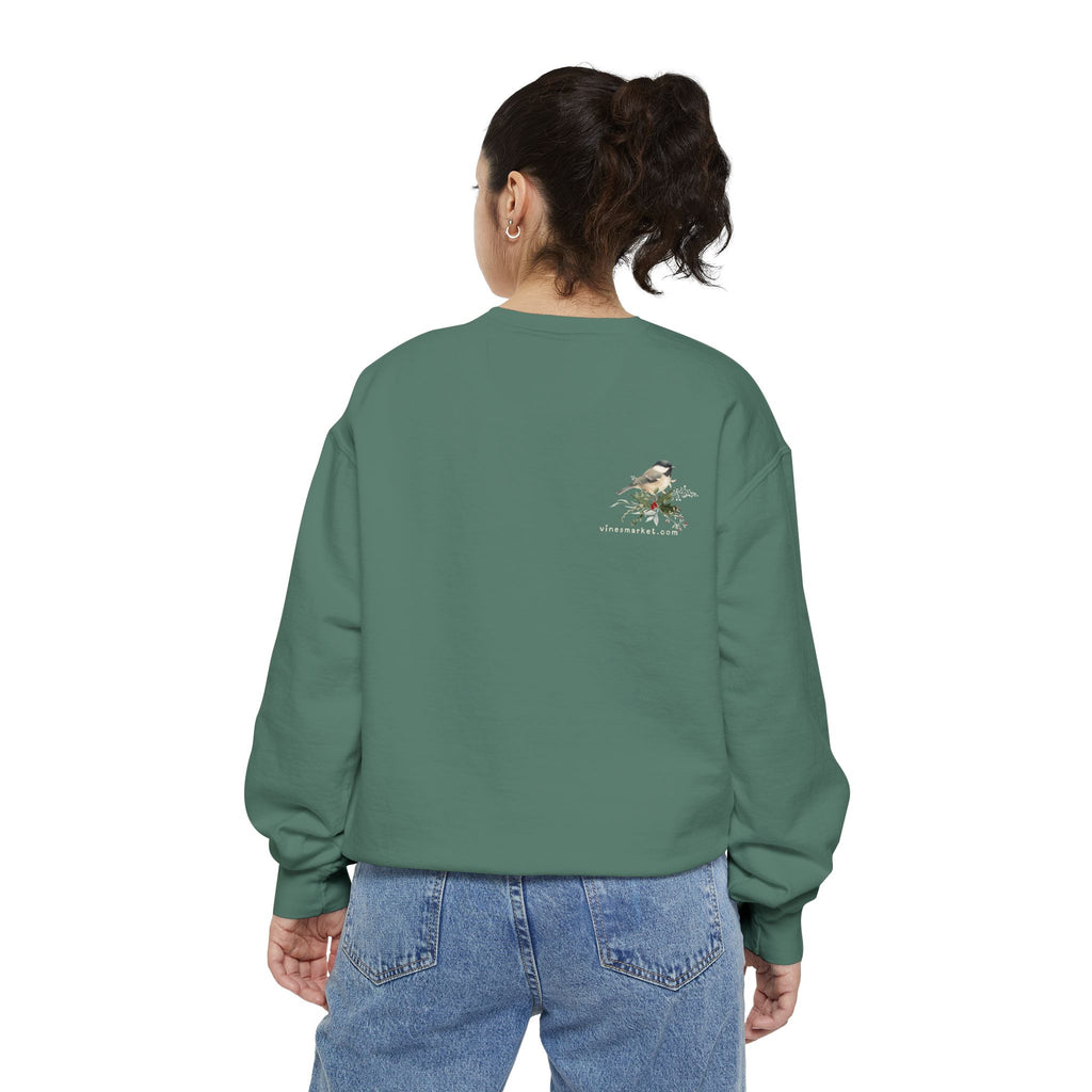 Spread Joy Like Snowflakes | Comfort Colors Snowman Sweatshirt
