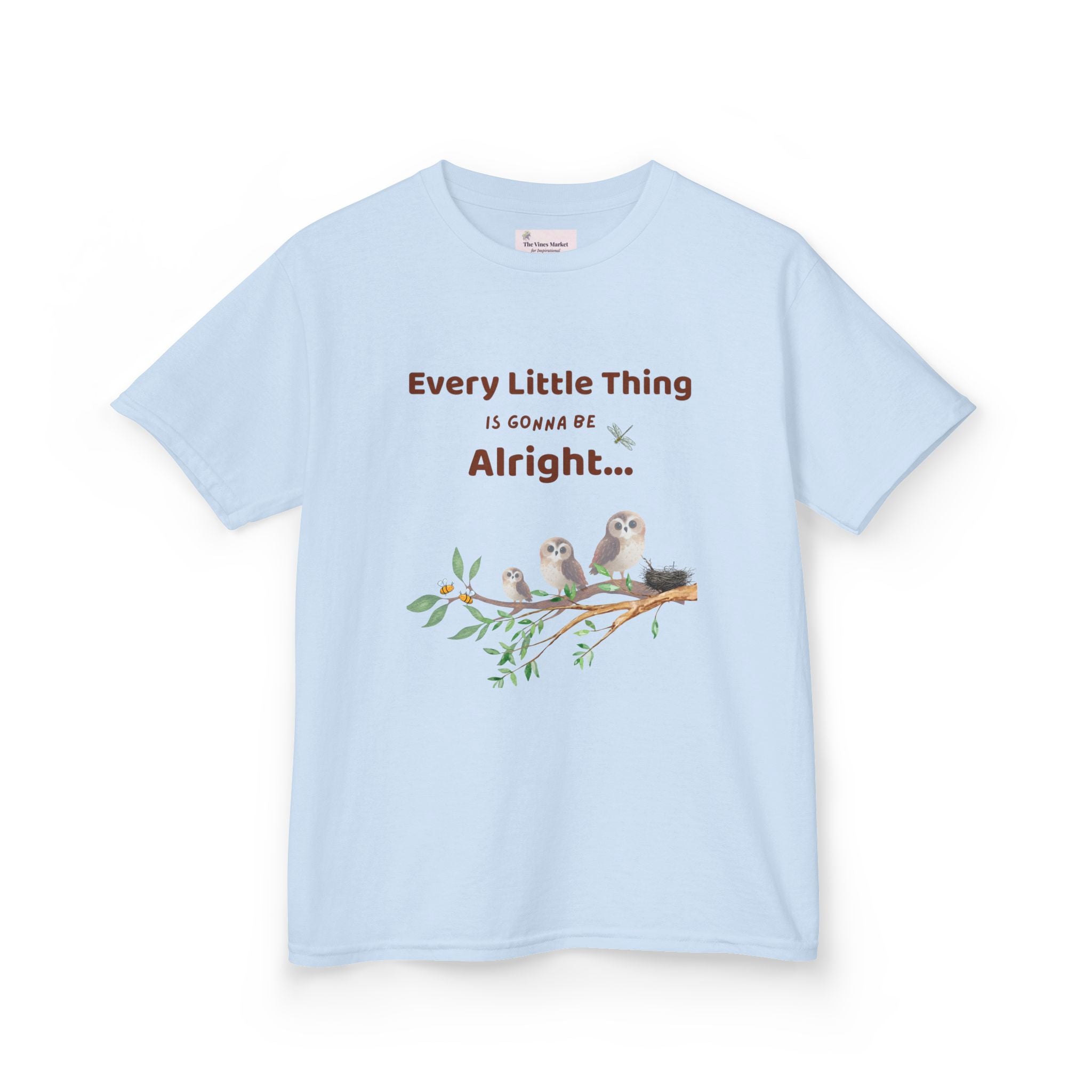 Peace and Love Kids Unisex Tee Shirt:  Every Little Thing is Gonna Be Alright