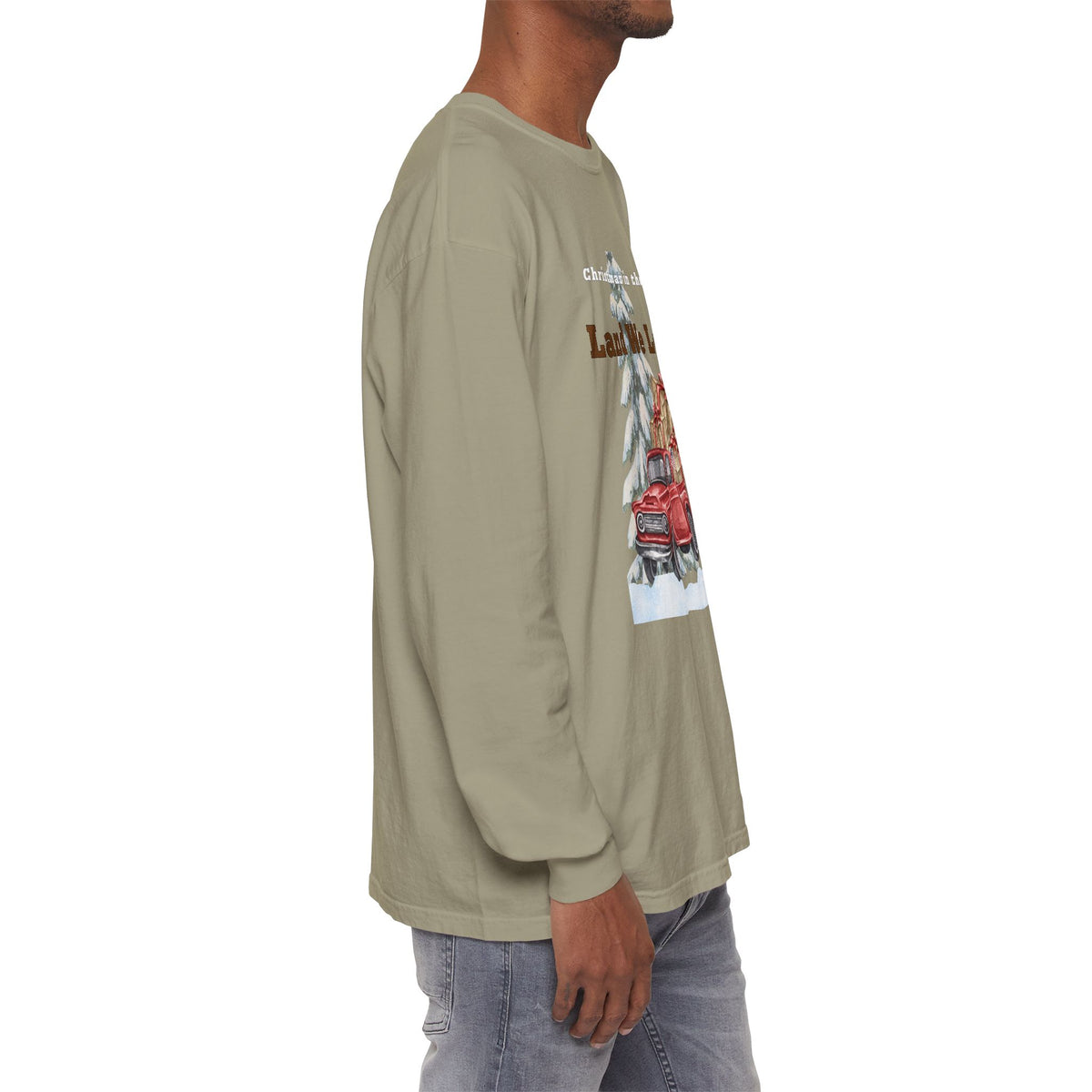Christmas in the Land We Love Men's Long Sleeve Tee