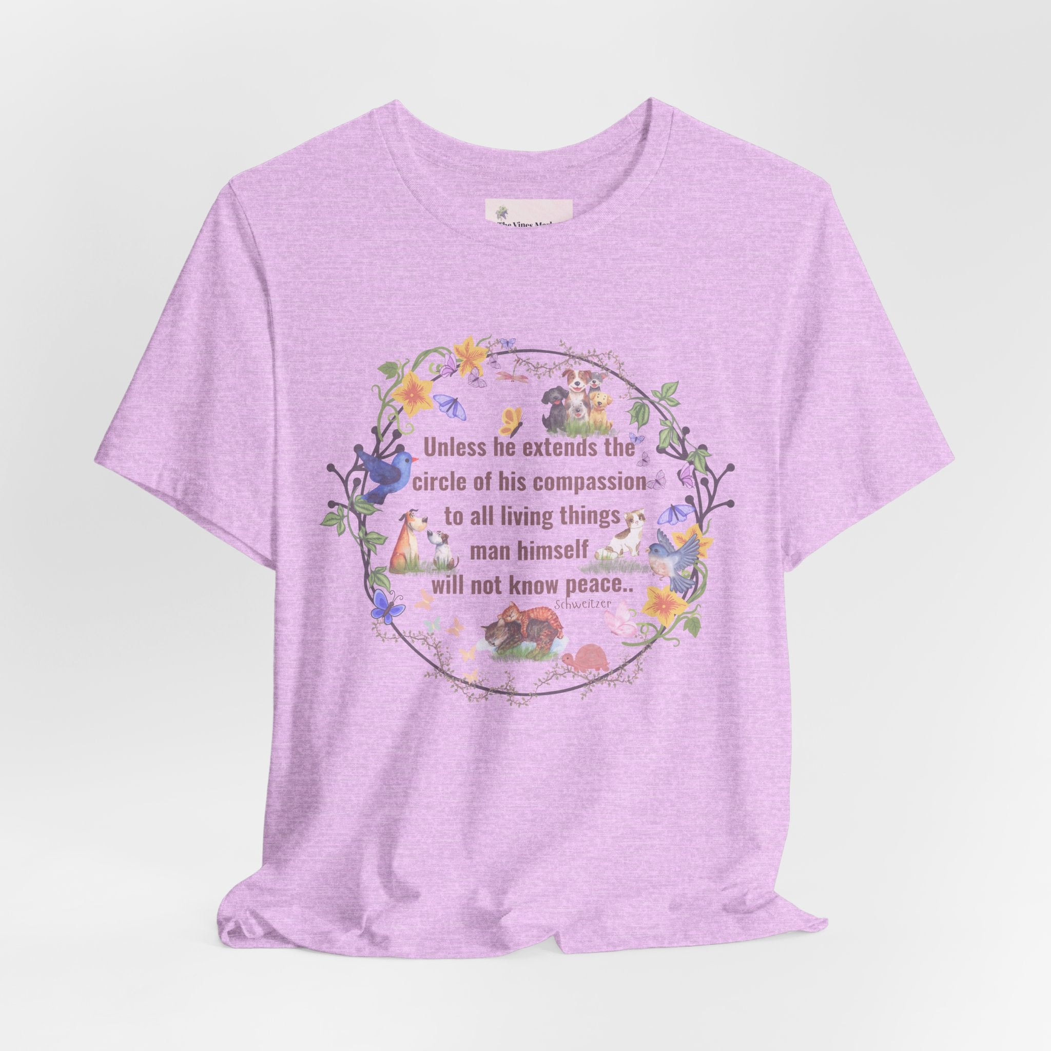 Circle of Compassion - Schweitzer Unisex Relaxed Comfort Tee