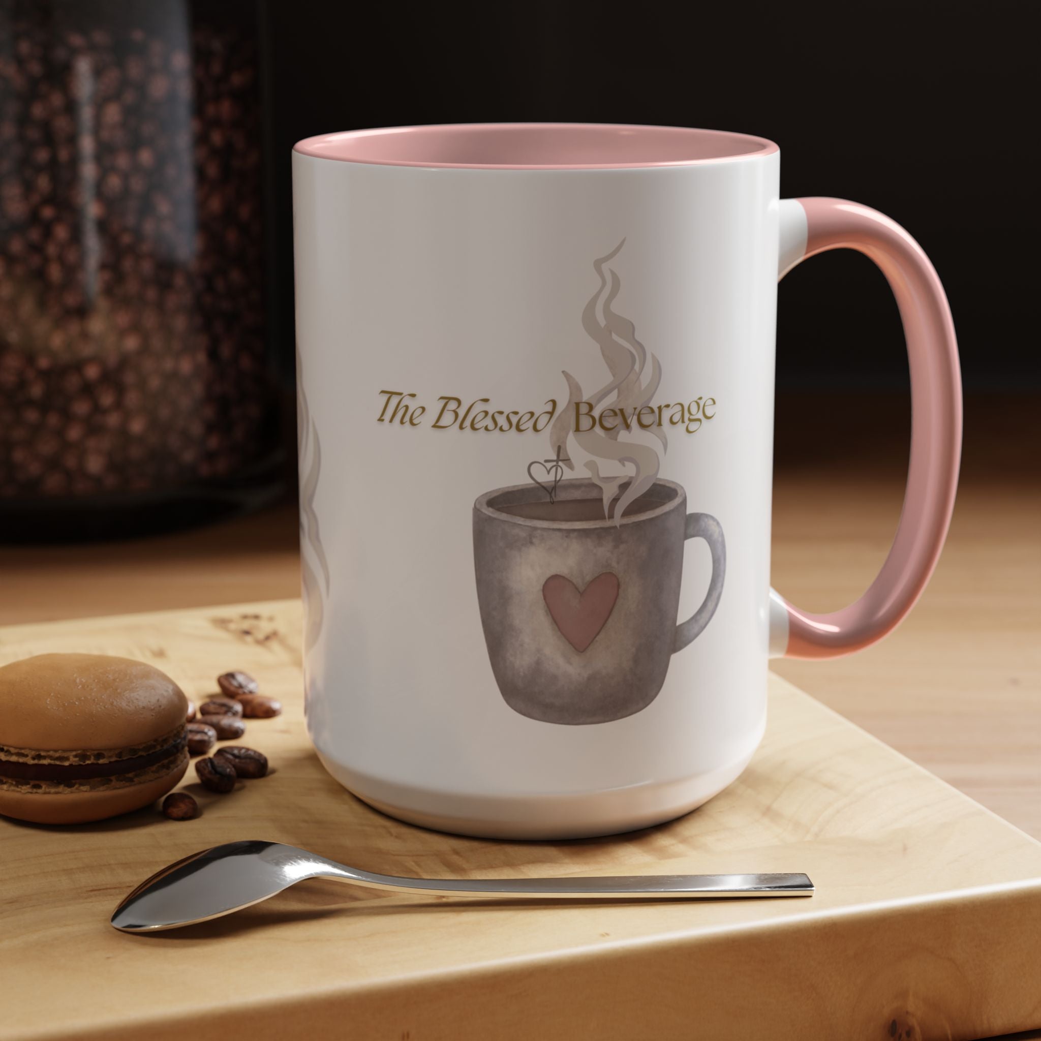 Blessed Beverage Ceramic Mug – Small Blessings for Your Morning (11, 15oz)