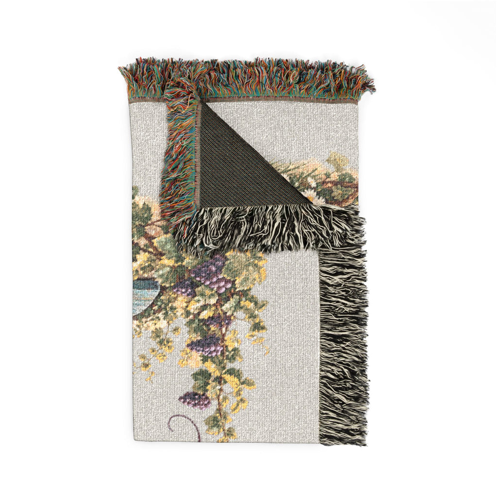 The Vineyard Covenant: Sarah’s Song — Woven Throw Blanket