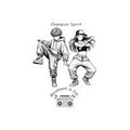 Hip Hop "Move with Joy Vinyl Sticker