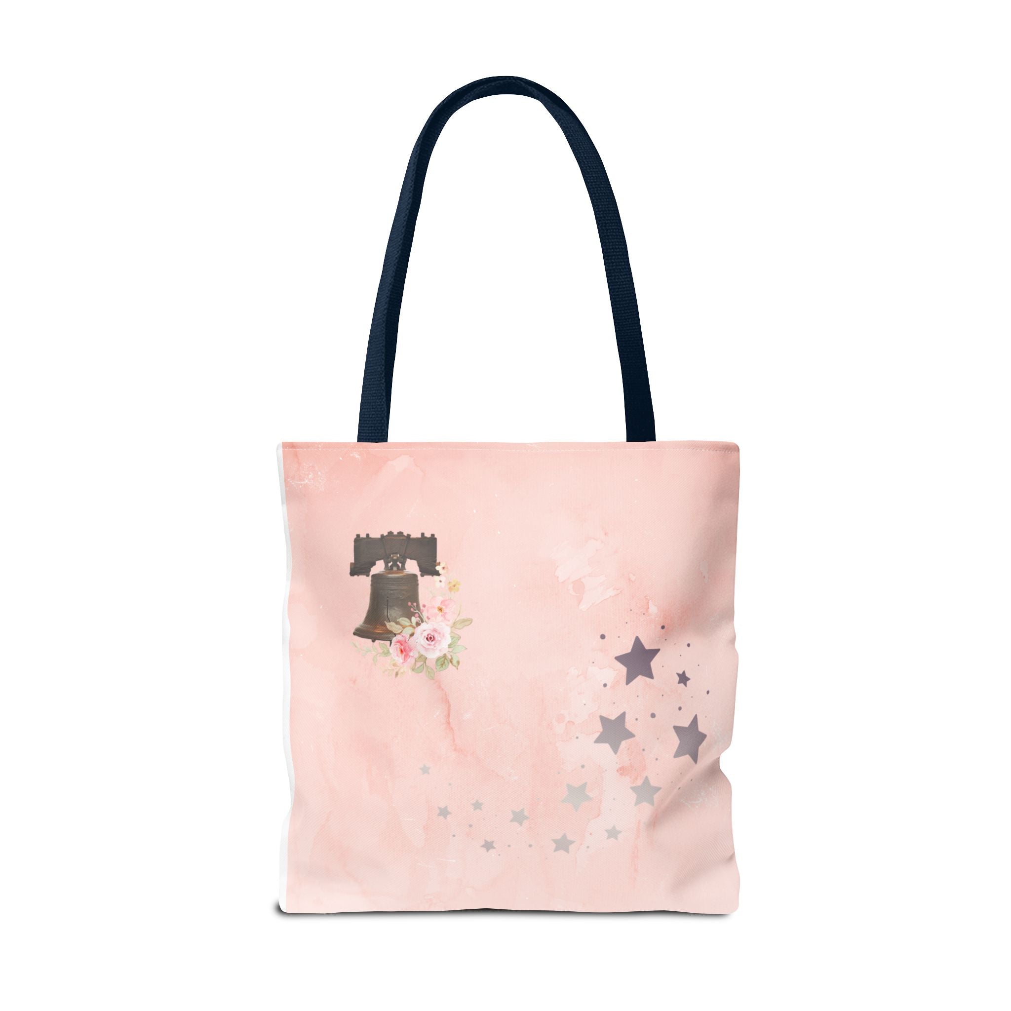Under God | Watercolor Flag & Roses Tote Bag