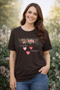 Love in Your Heart Transforms the World Tee – Women's Floral Heart Crewneck