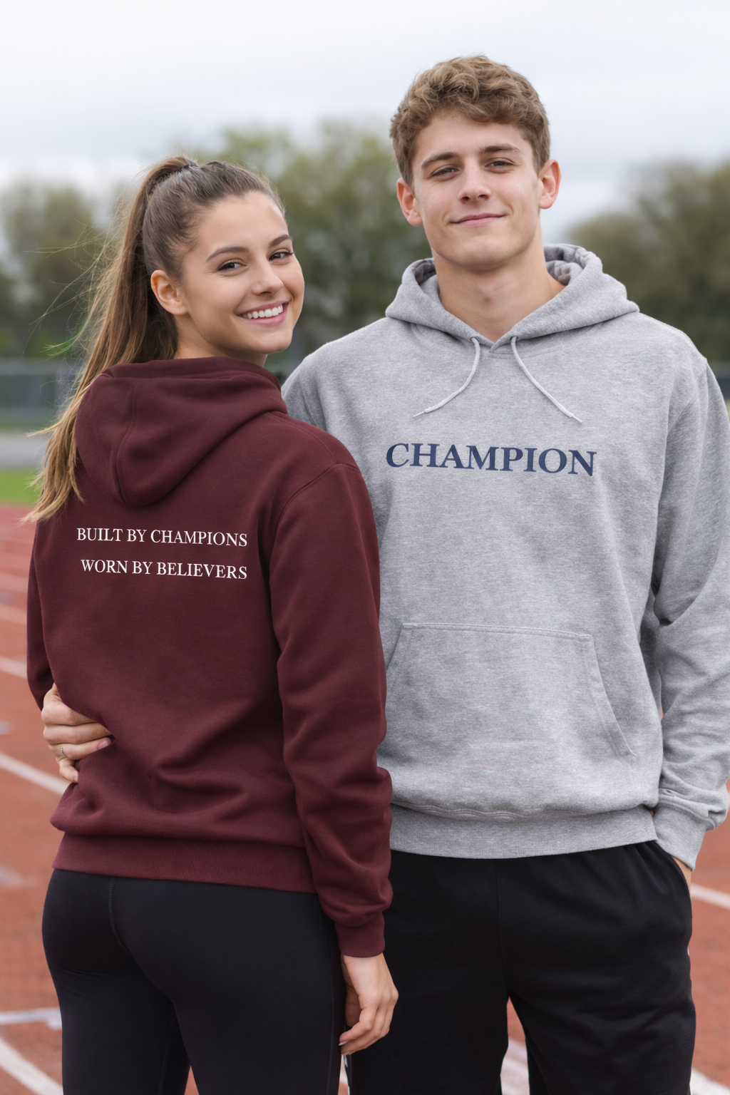 Champions Unisex Hoodie – Built by Champions, Worn by Believers