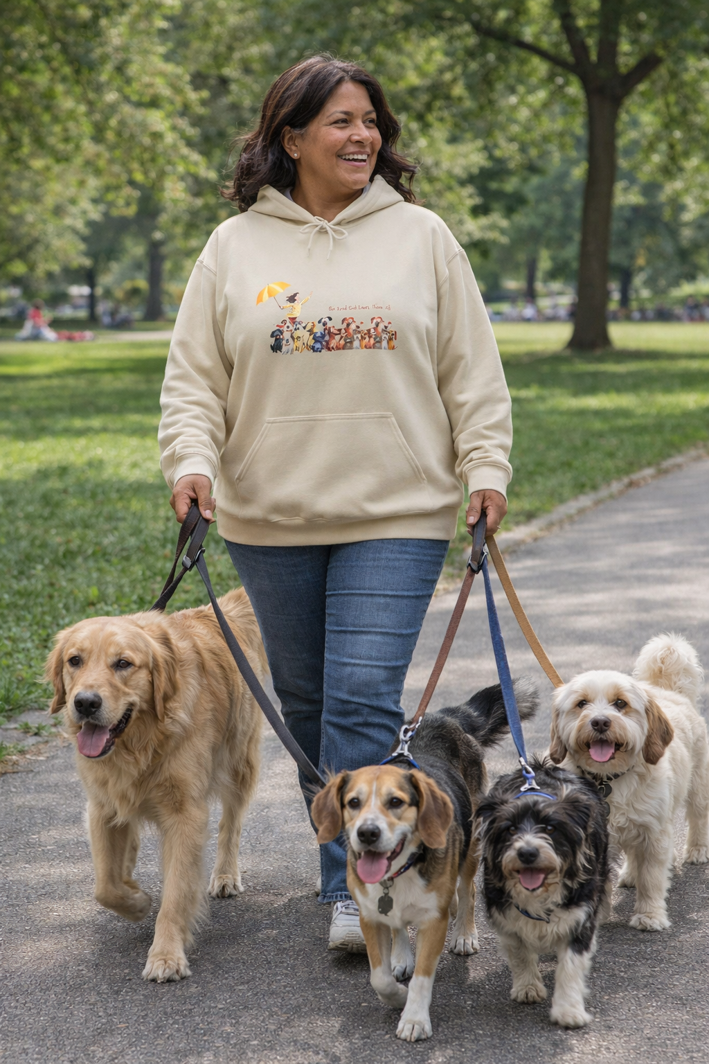 “The Lord God Loves Them All” Women's Hoodie –  Faith-Inspired Animal Lover Sweatshirt